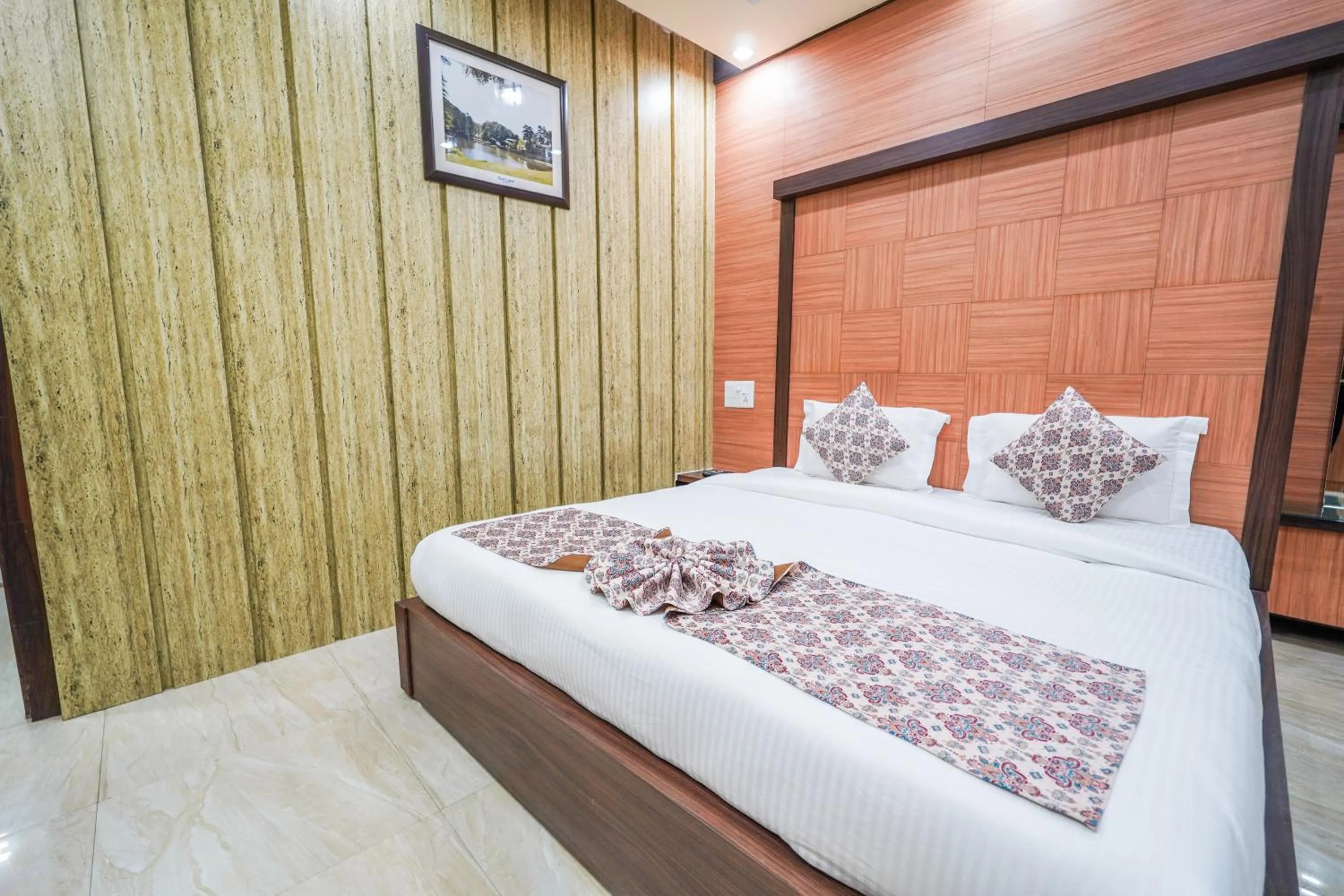 Bed in Hotel Nature's View