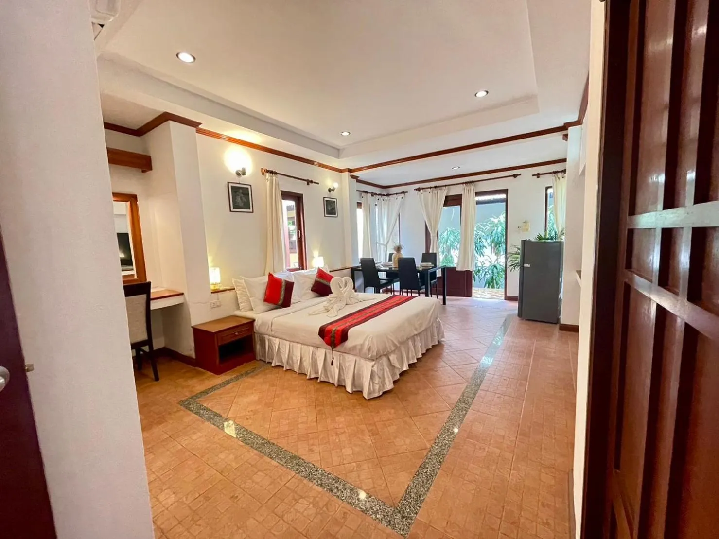 Bedroom, Bed in Samui Honey Cottages Beach Resort - SHA Extra Plus