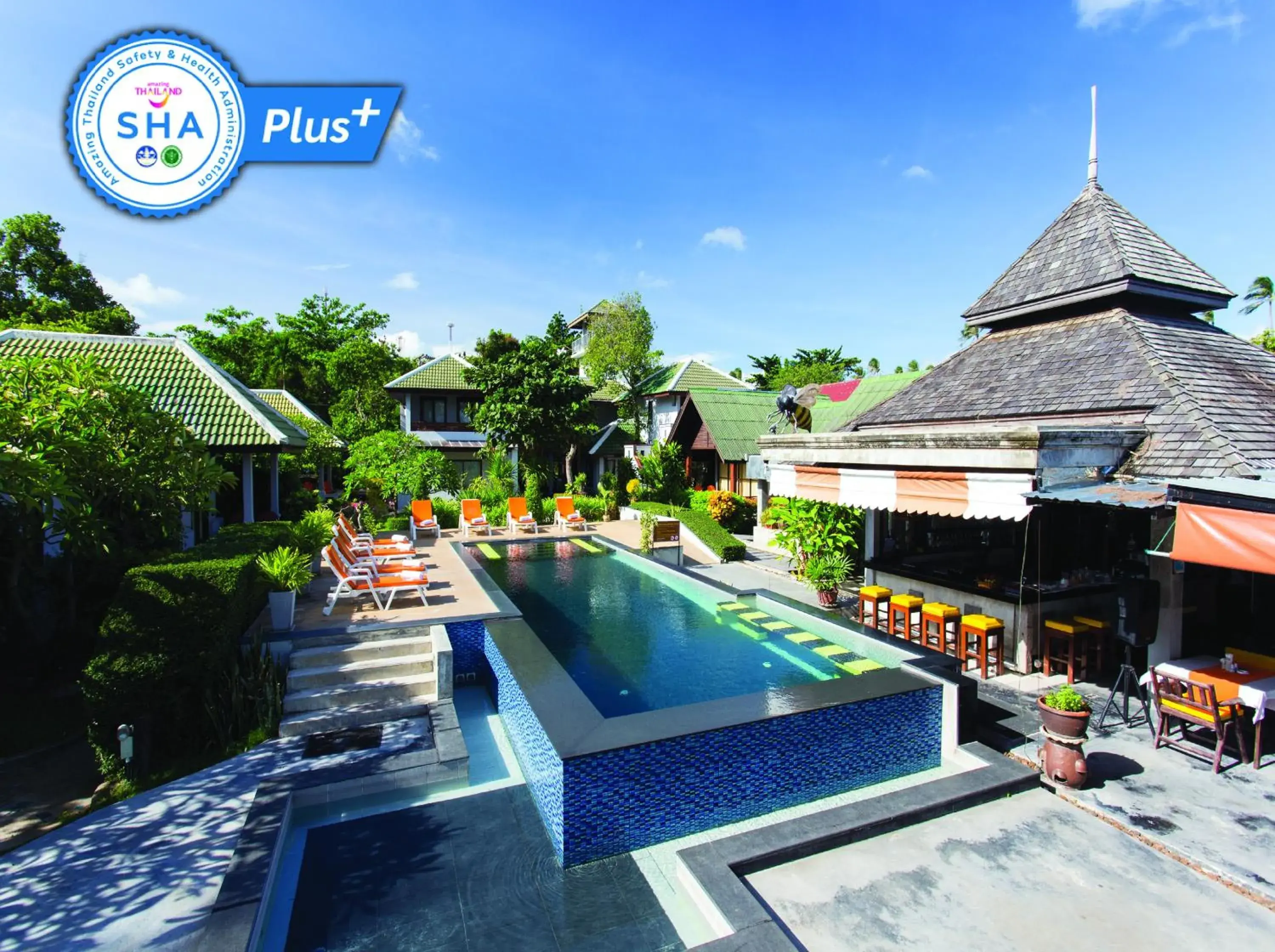 Property building in Samui Honey Cottages Beach Resort - SHA Extra Plus Property building in Samui Honey Cottages Beach Resort - SHA Extra Plus