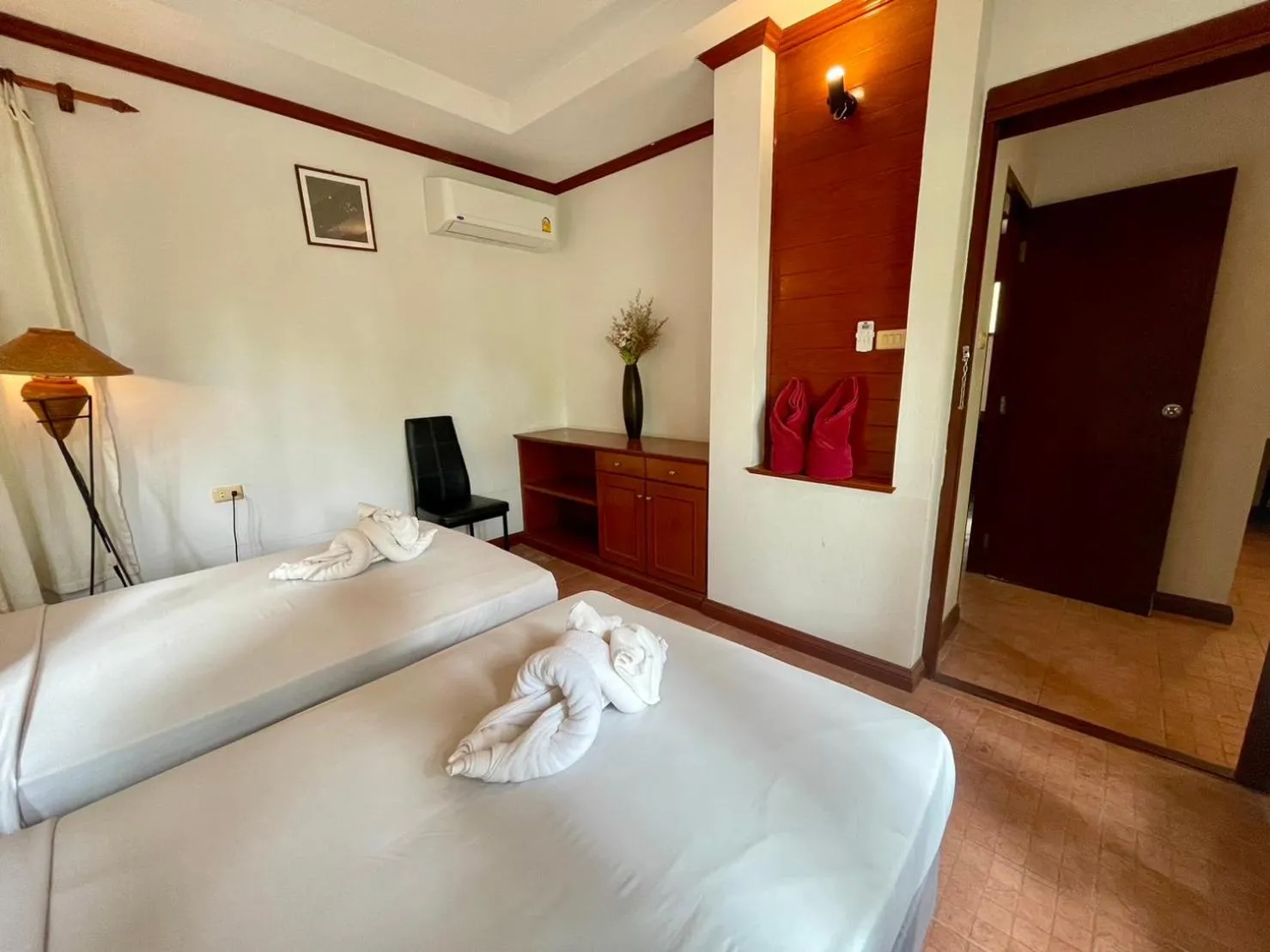 Bedroom, Bed in Samui Honey Cottages Beach Resort - SHA Extra Plus