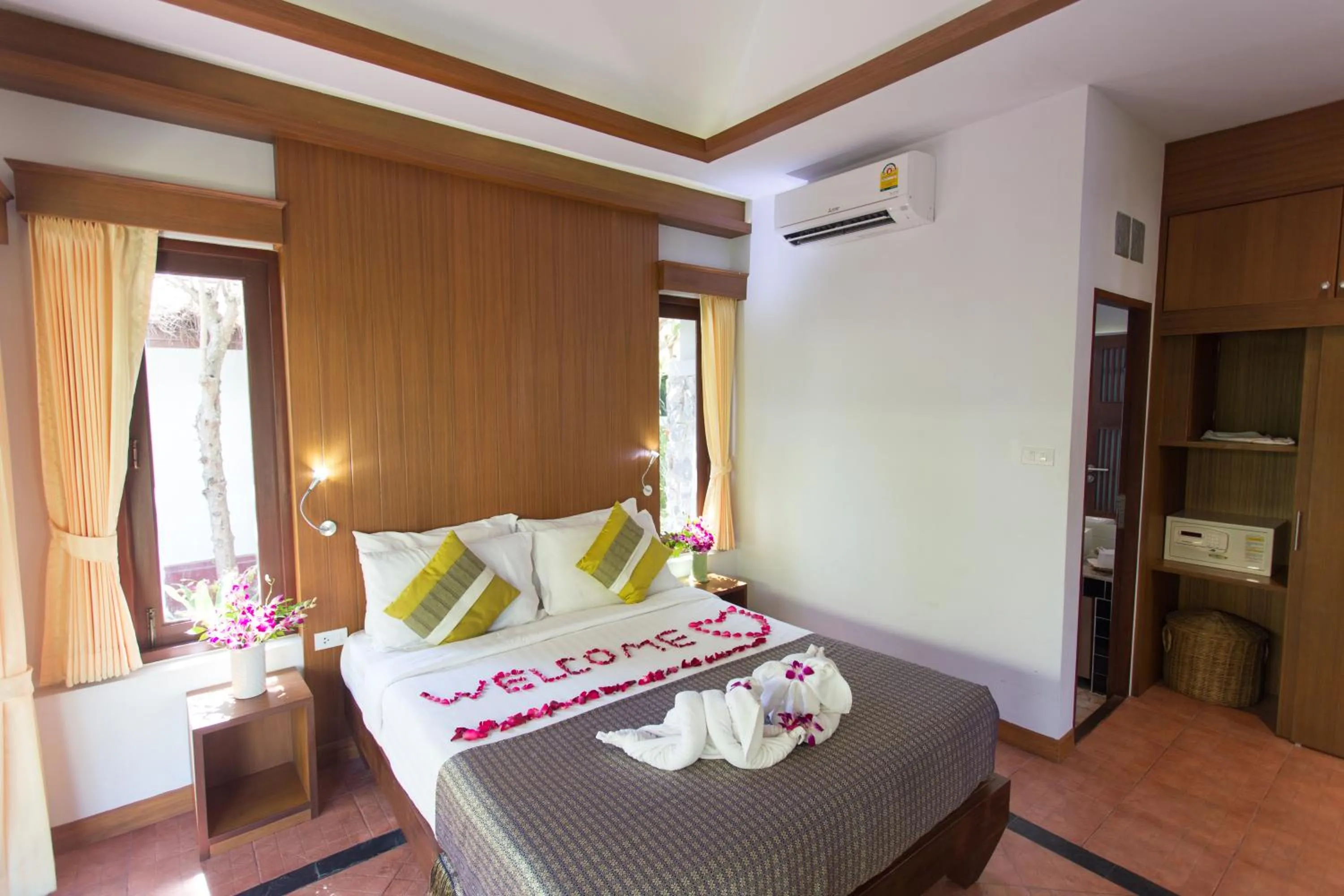 Bedroom, Bed in Samui Honey Cottages Beach Resort - SHA Extra Plus