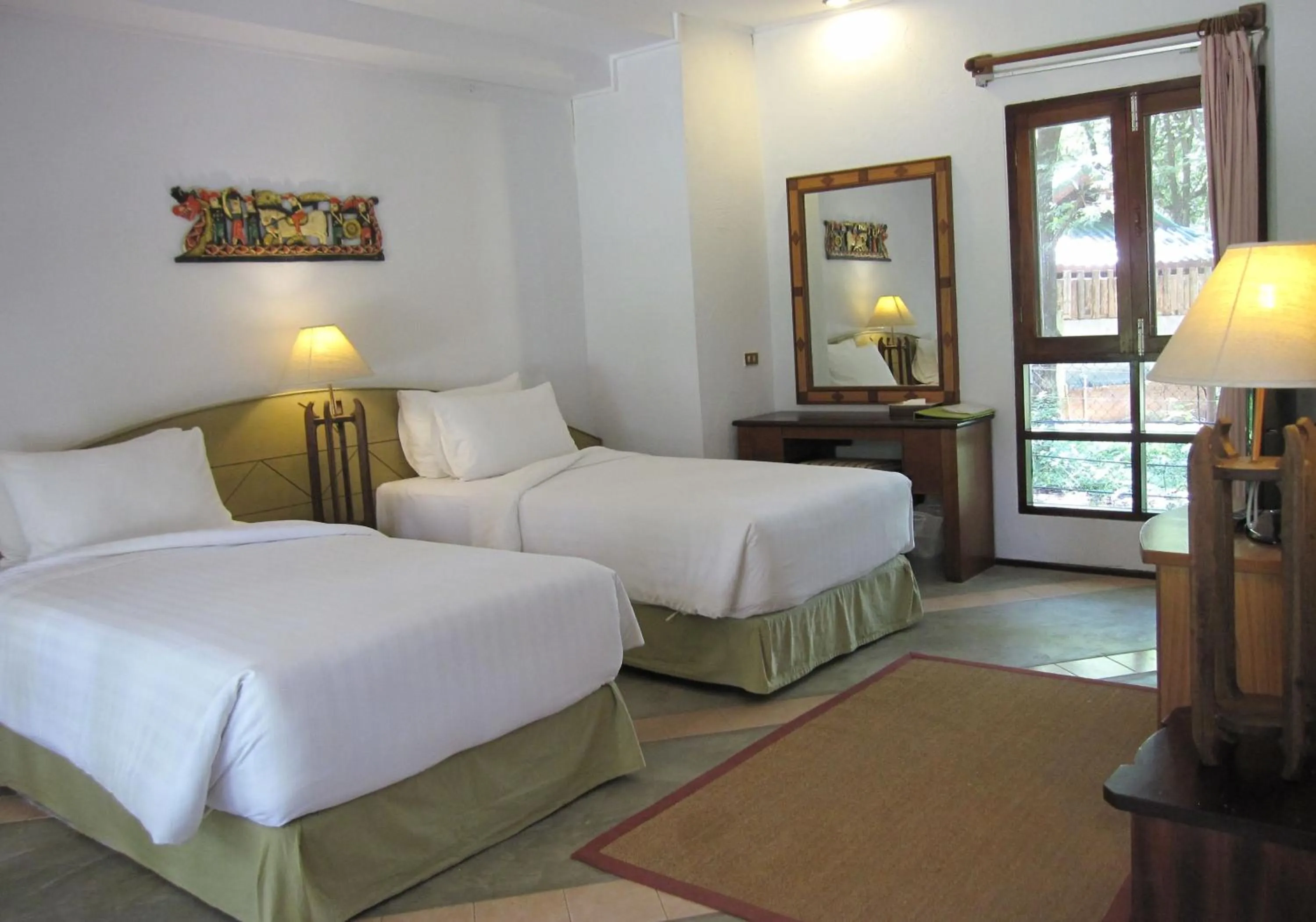 Bed in Tohsang Heritage Khongjiam