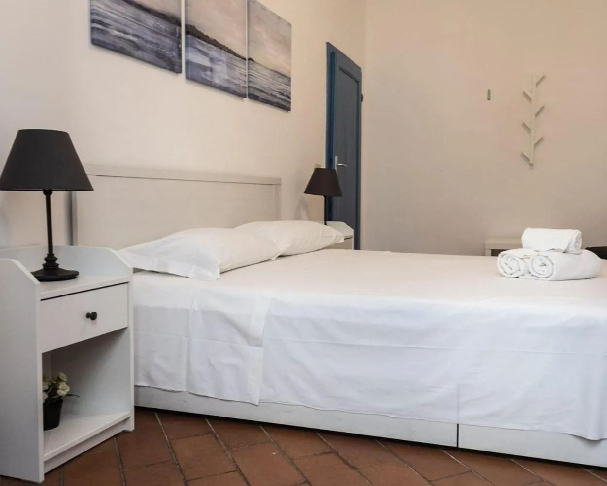 Bed in Michelangelo's Relais