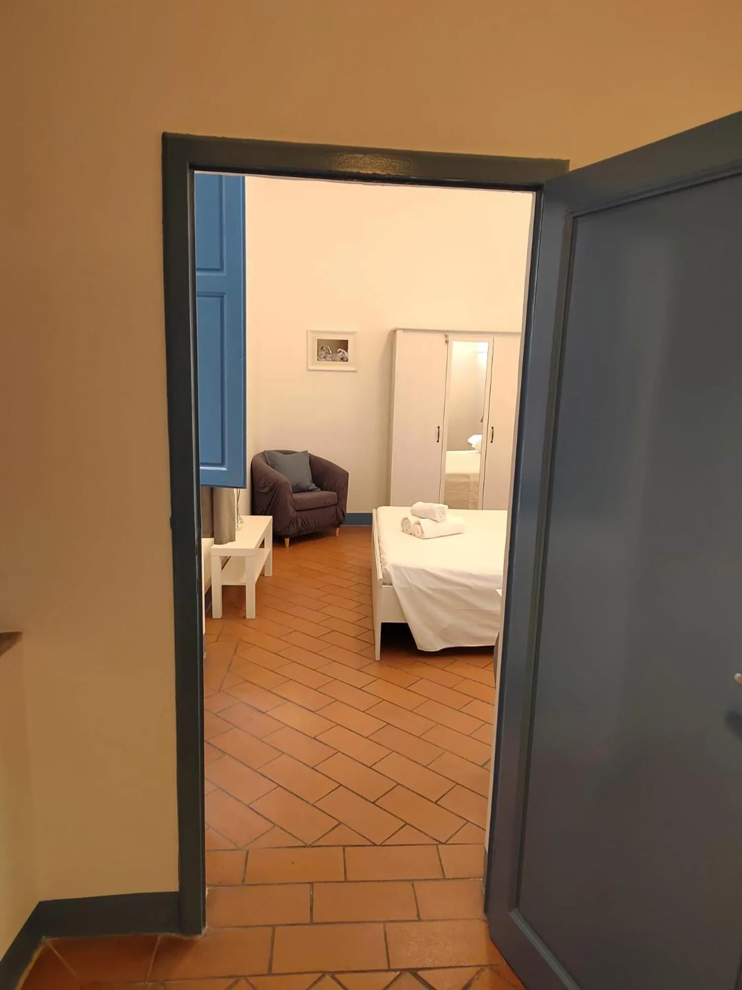 Bed in Michelangelo's Relais