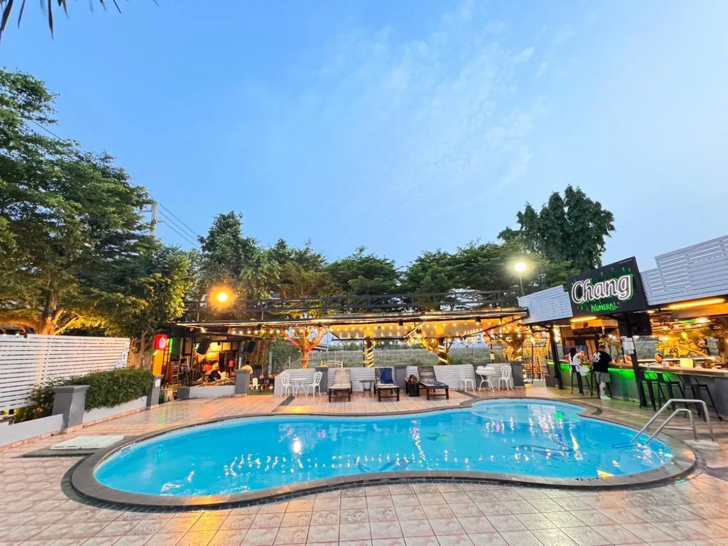 Swimming pool in The Great Residence Suvarnabhumi Airport