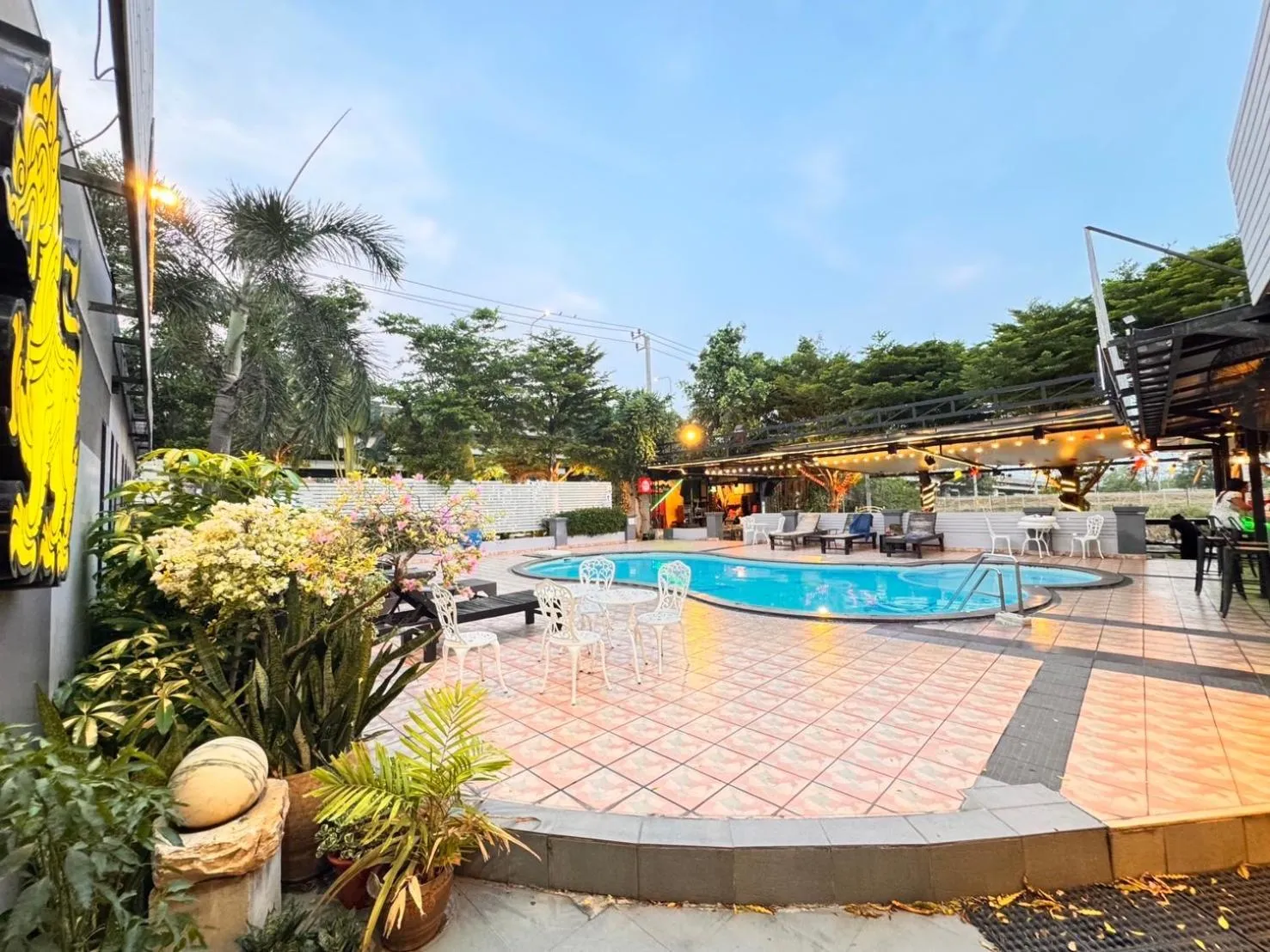 Swimming pool in The Great Residence Suvarnabhumi Airport