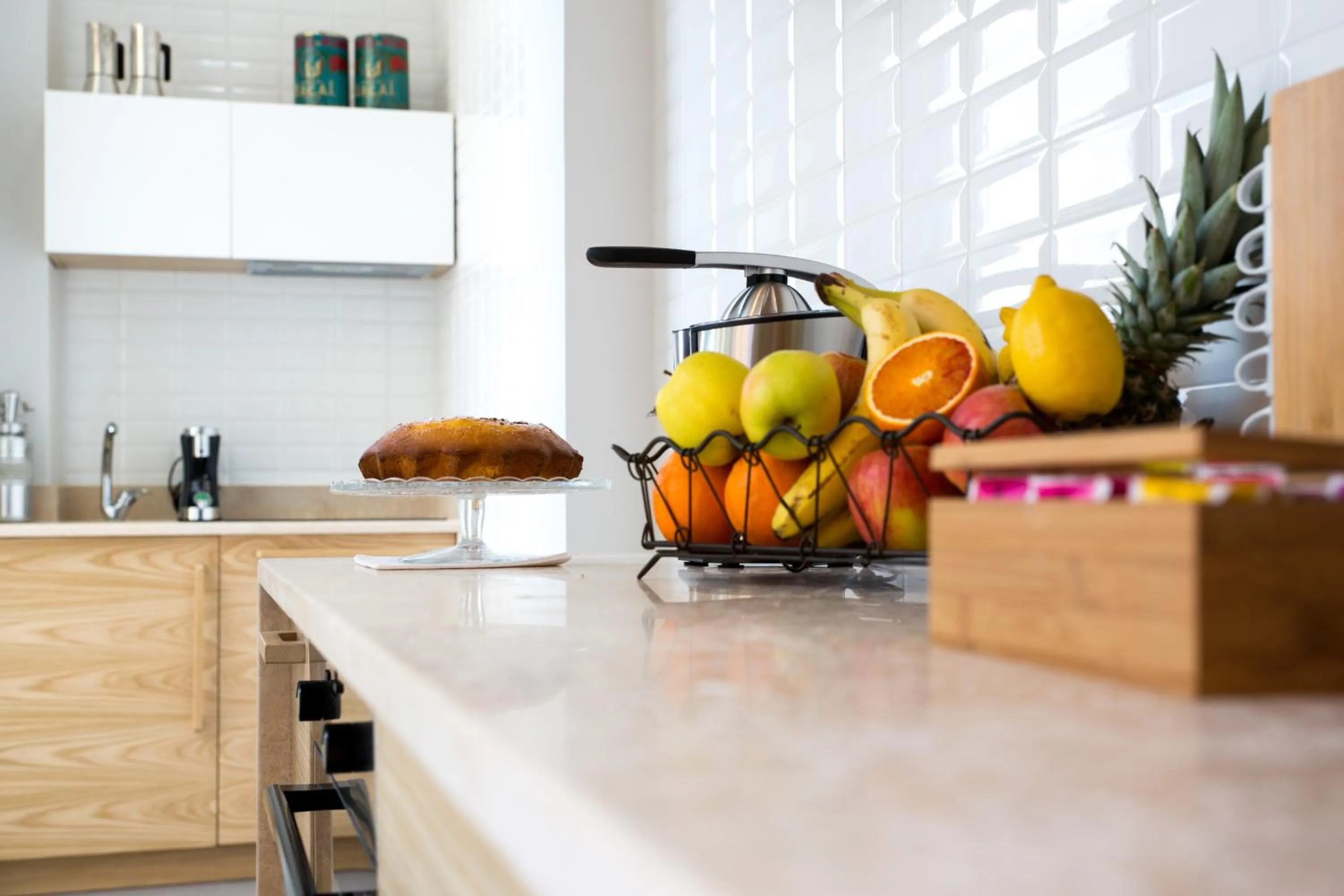 Communal kitchen in Relais Luce Florence