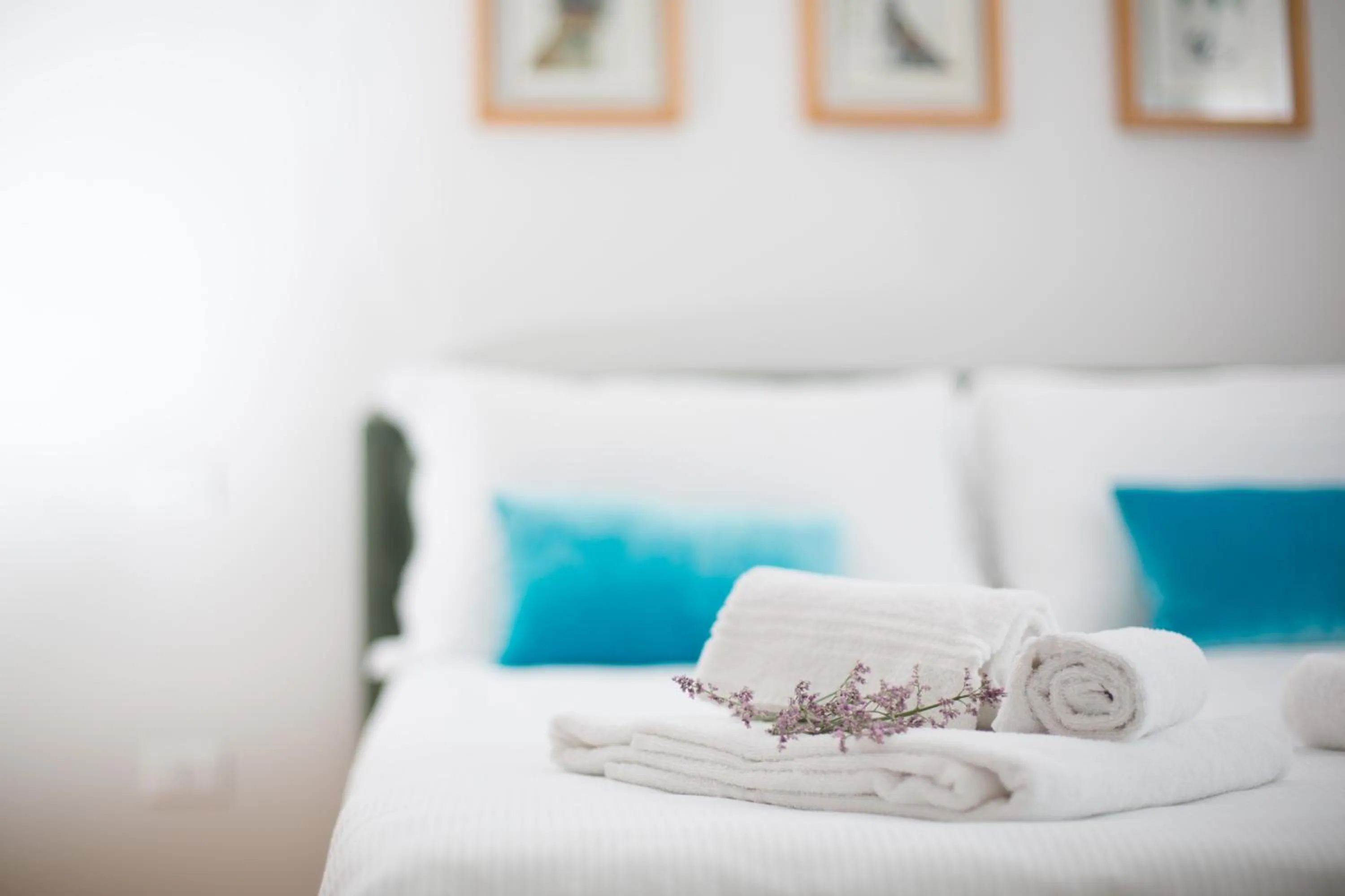 Decorative detail, Bed in Relais Luce Florence