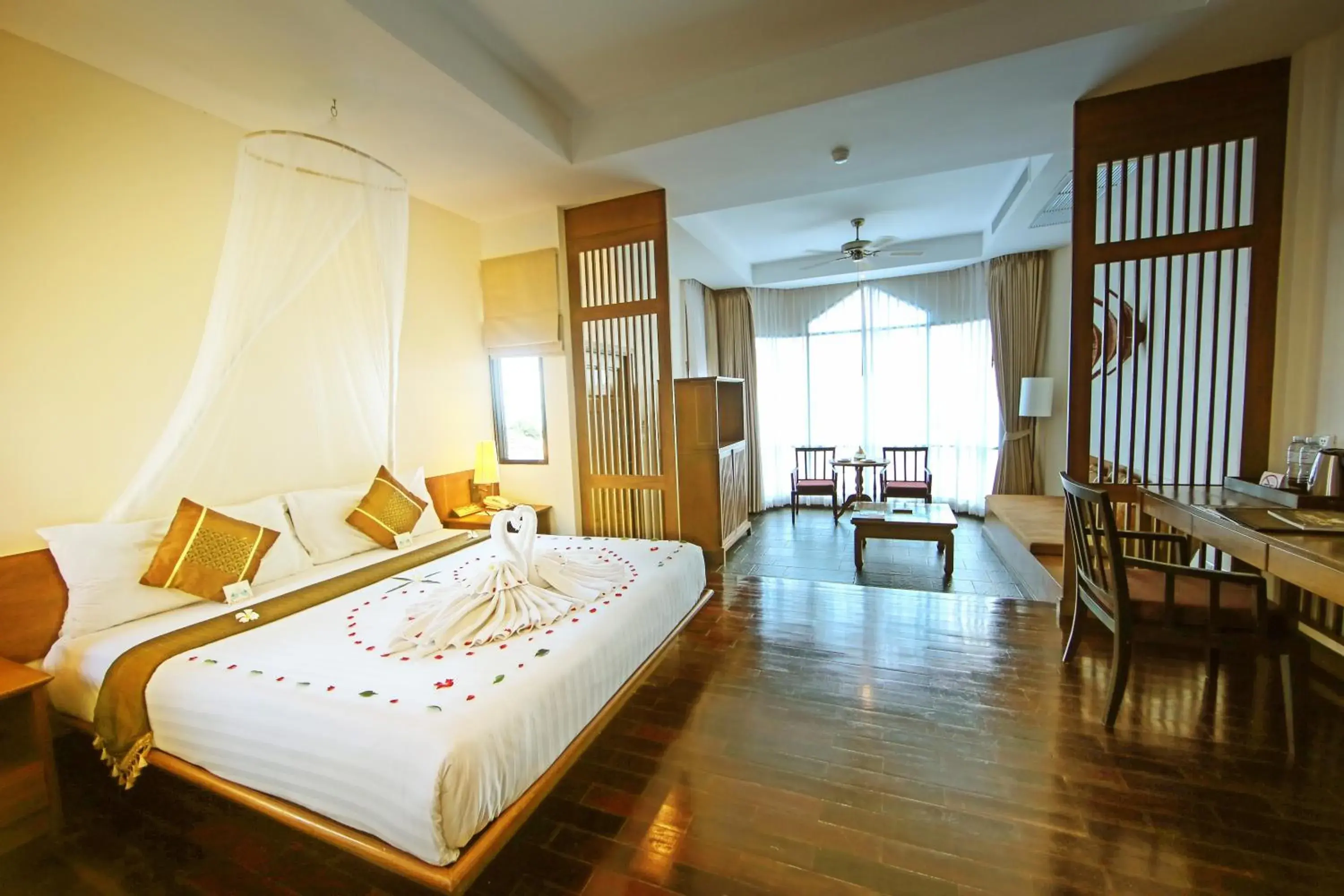 Living room, Bed in Supalai Scenic Bay Resort And Spa, SHA Extra Plus Living room, Bed in Supalai Scenic Bay Resort And Spa, SHA Extra Plus