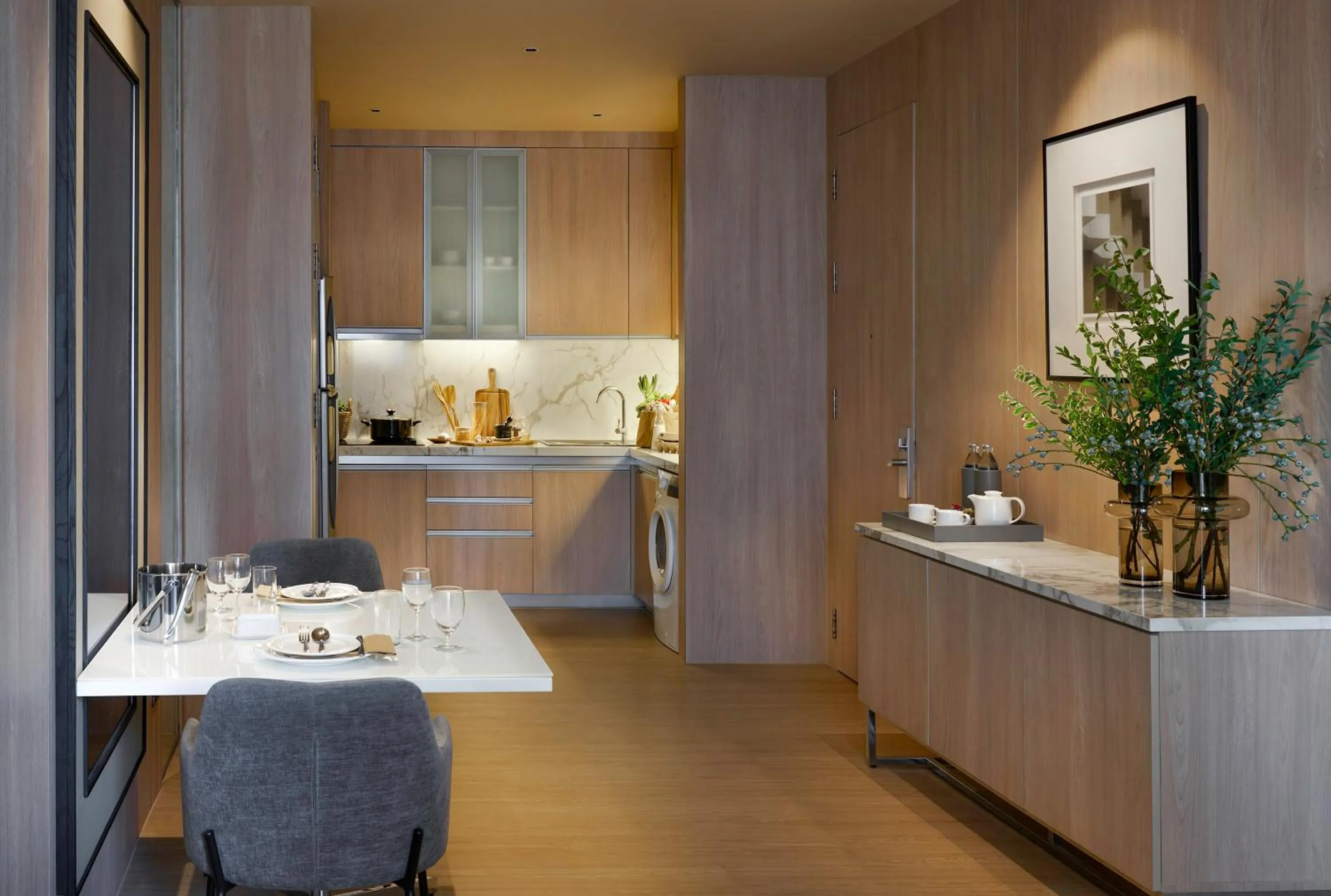 Dining area in Somerset Sukhumvit Thonglor Bangkok