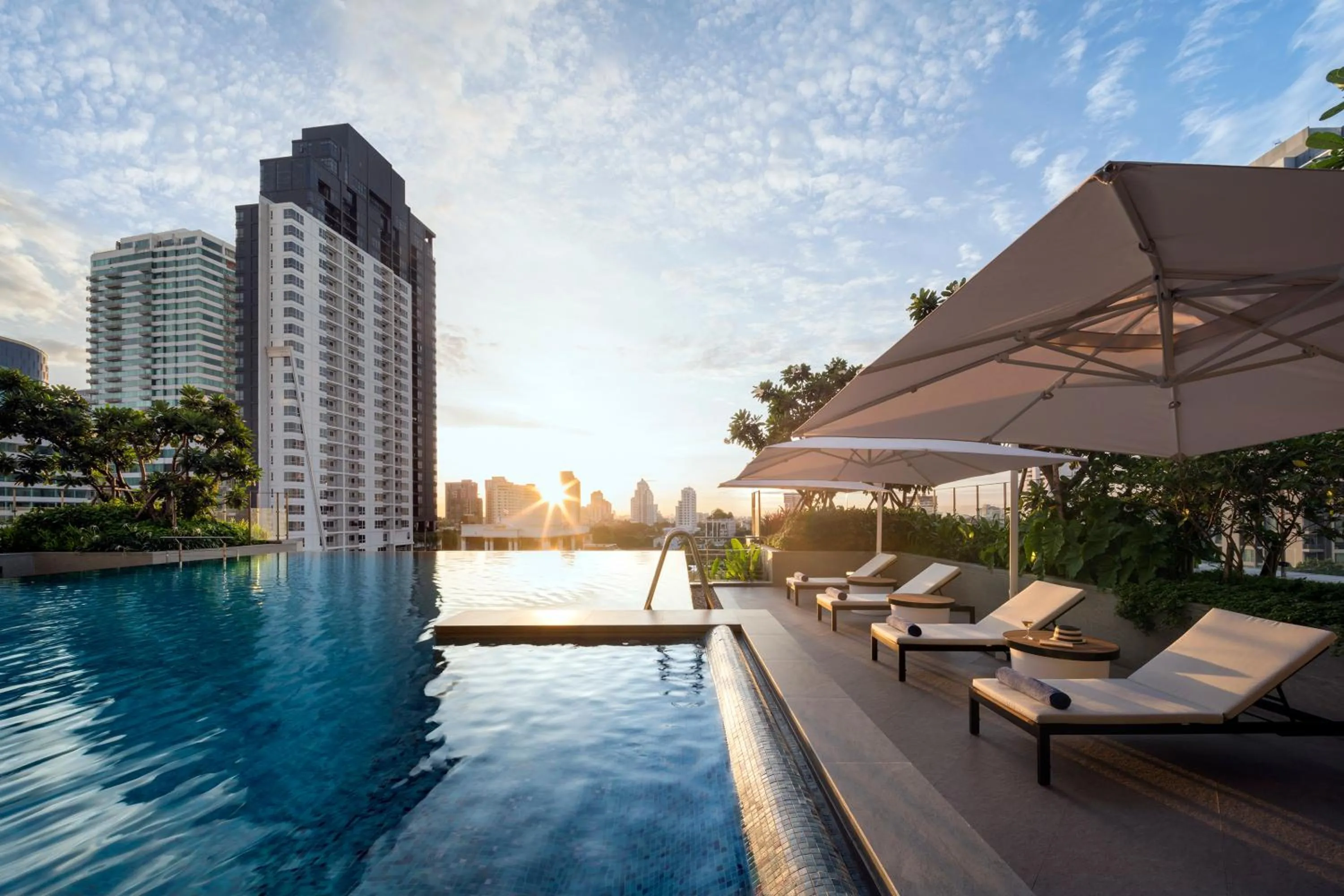 Swimming pool in Somerset Sukhumvit Thonglor Bangkok