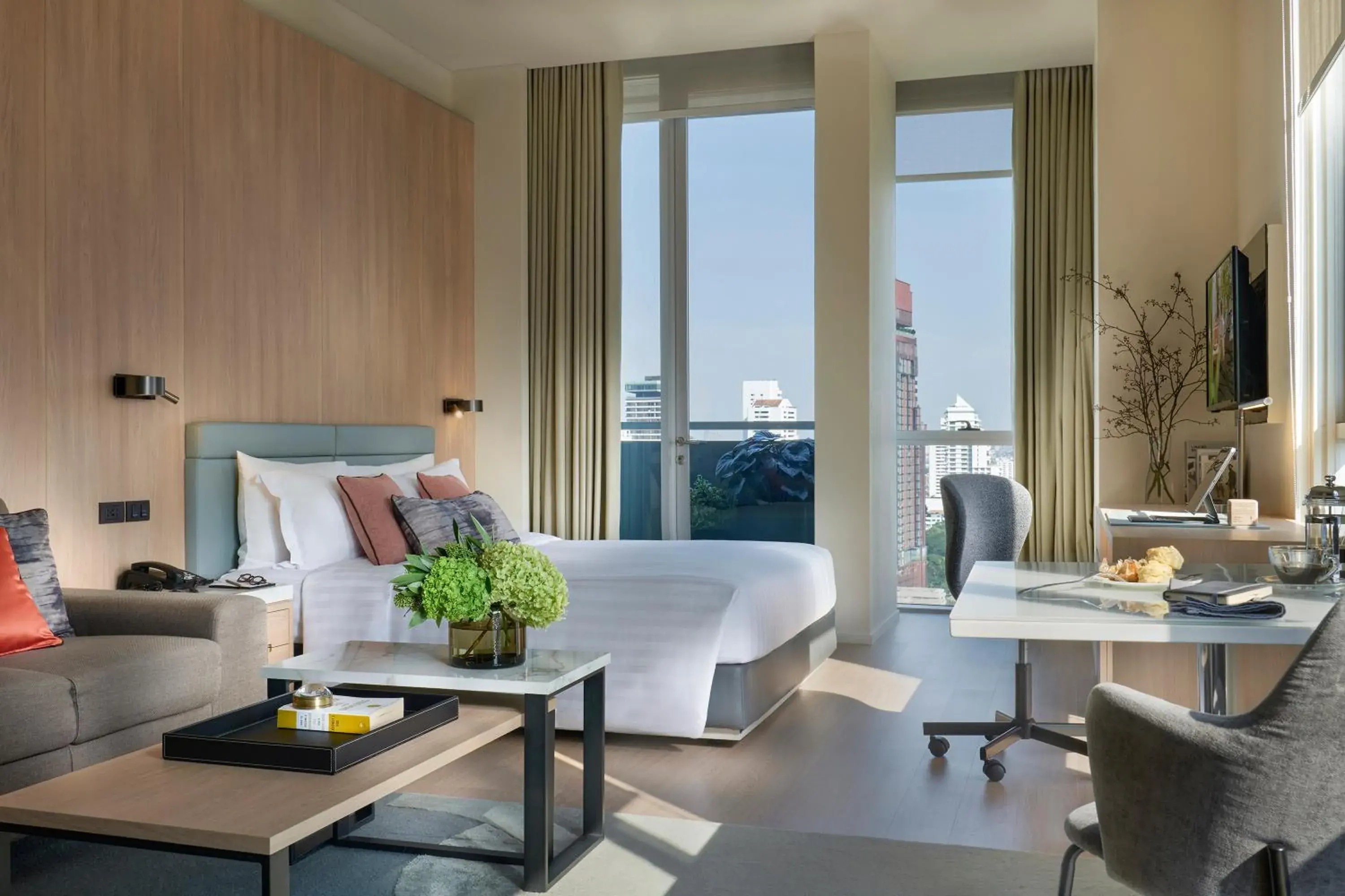 Bed in Somerset Sukhumvit Thonglor Bangkok Bed in Somerset Sukhumvit Thonglor Bangkok