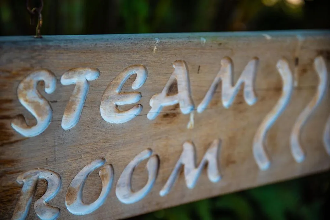 Steam room in Anahata Resort