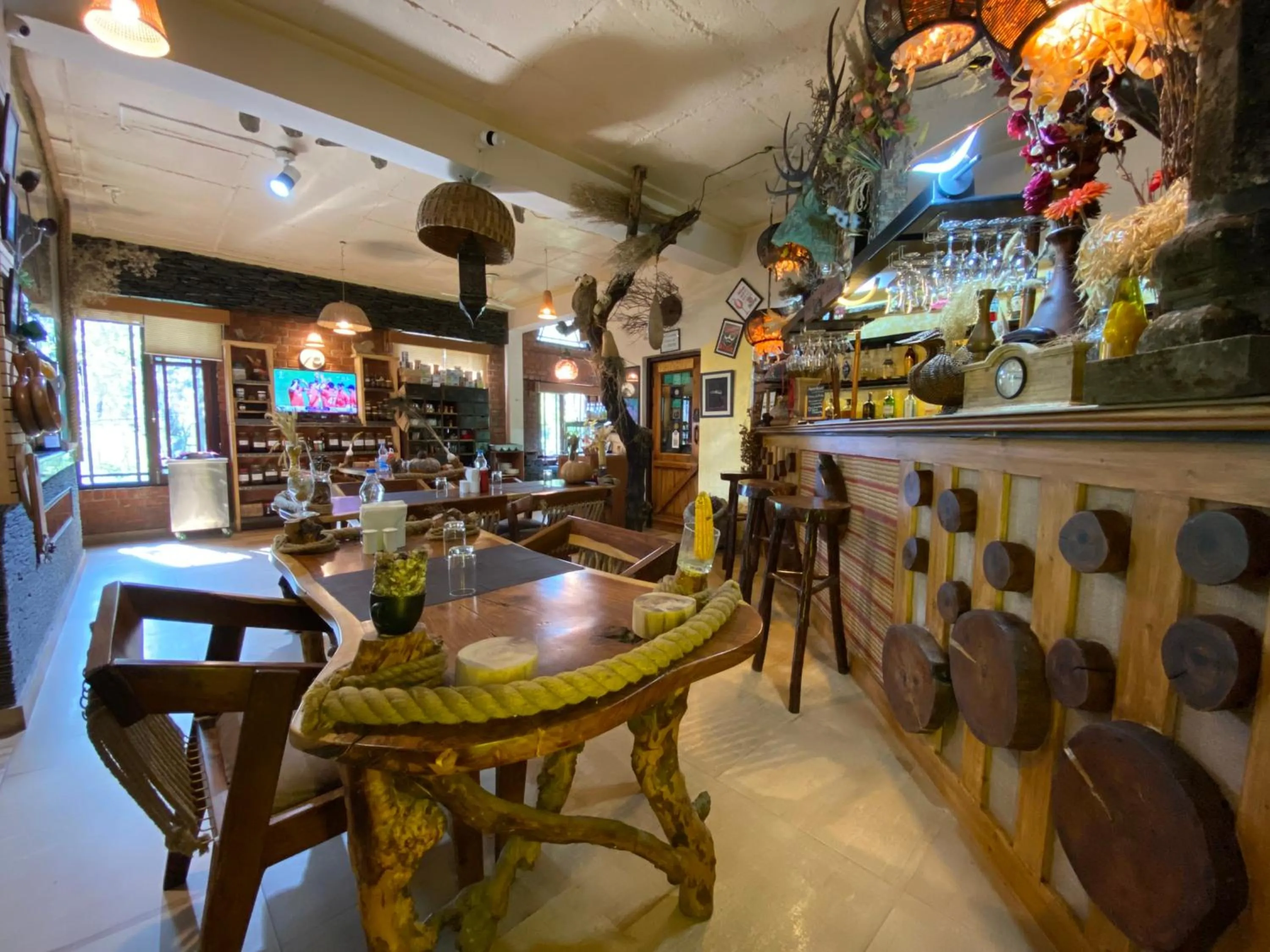 Lounge or bar in The Divine Hima