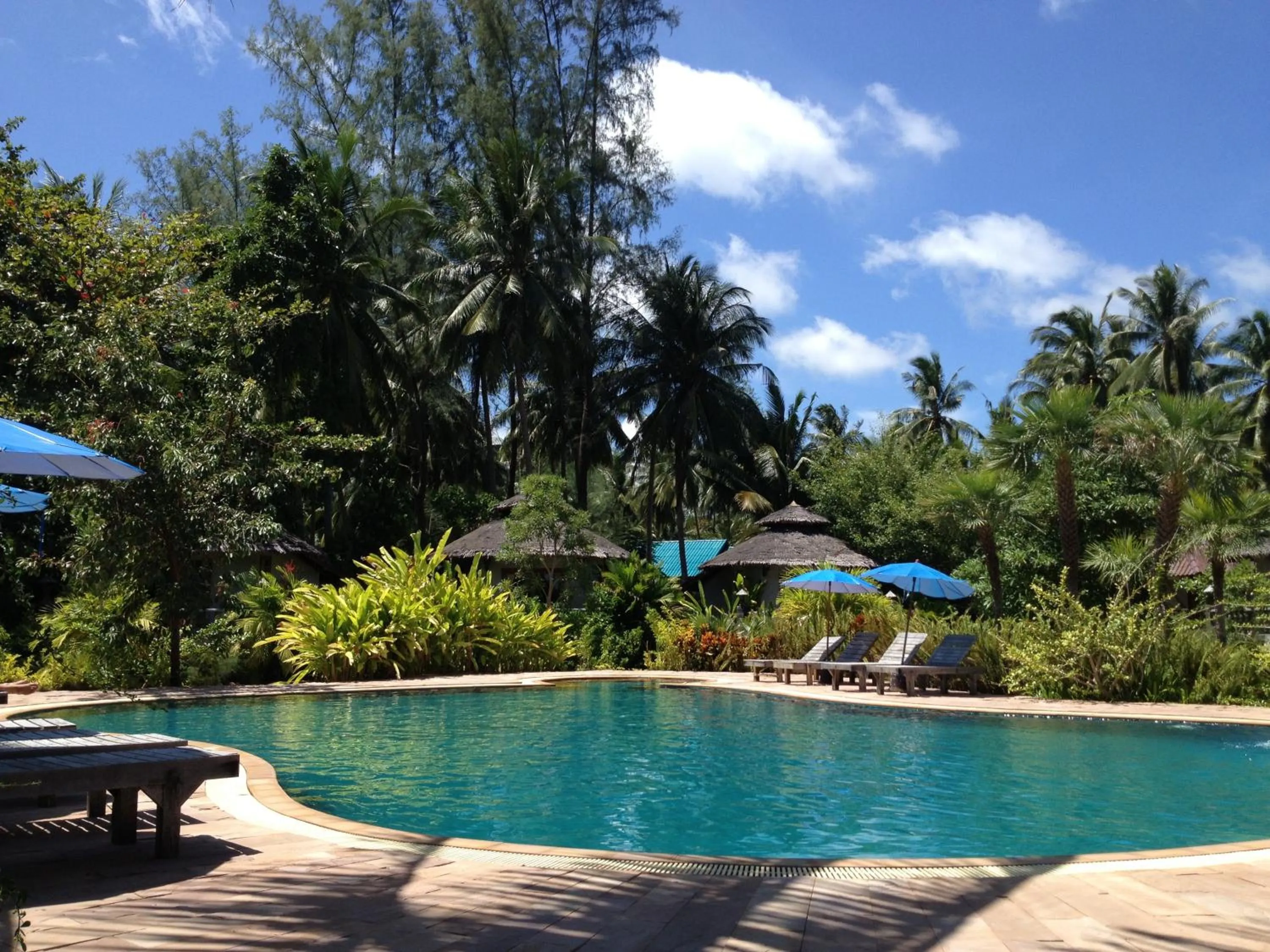 Swimming pool in Malibu Beach Bungalows