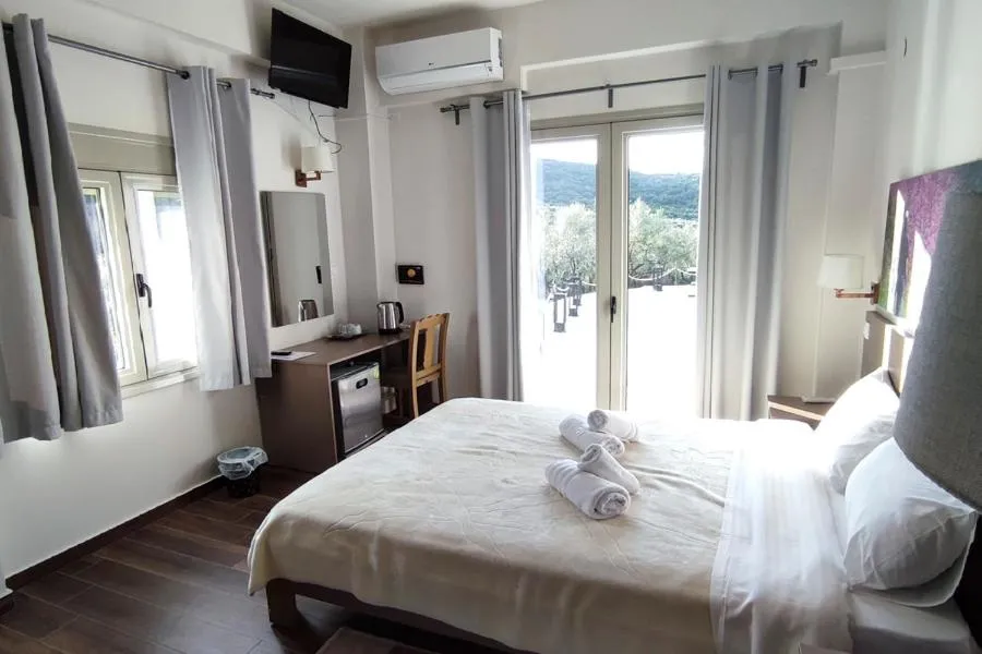 Bed in Socrates Organic Village - Wild Olive