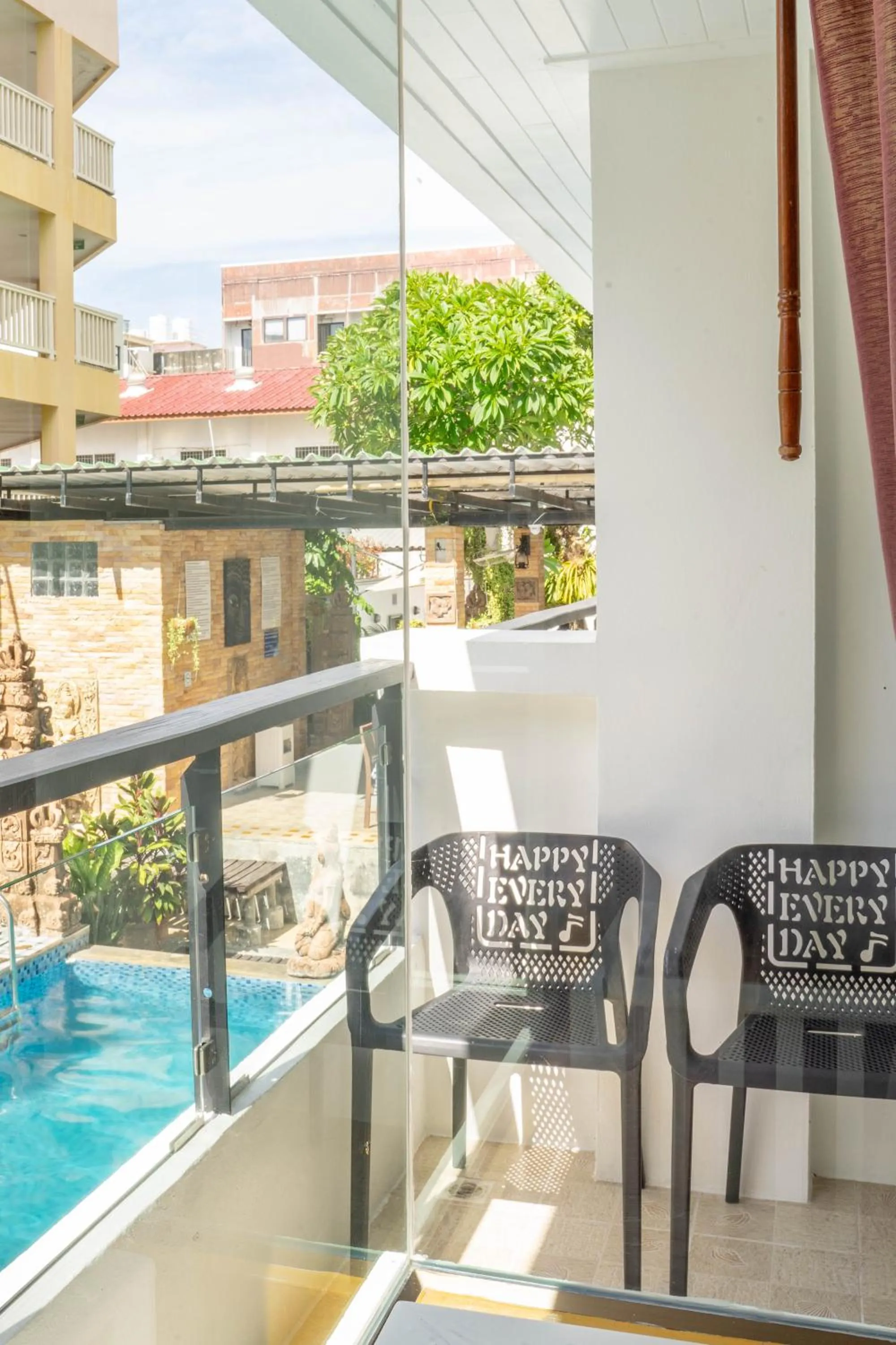 Balcony/Terrace in La Vintage Resort - Patong, Phuket