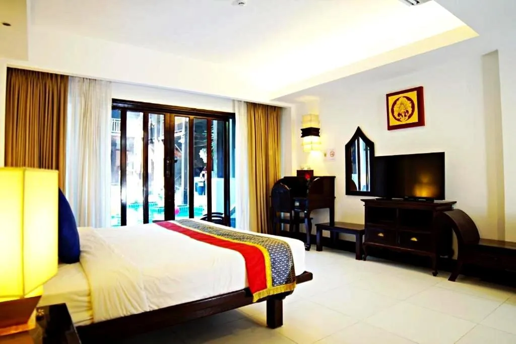 Bed in Yantarasri Resort