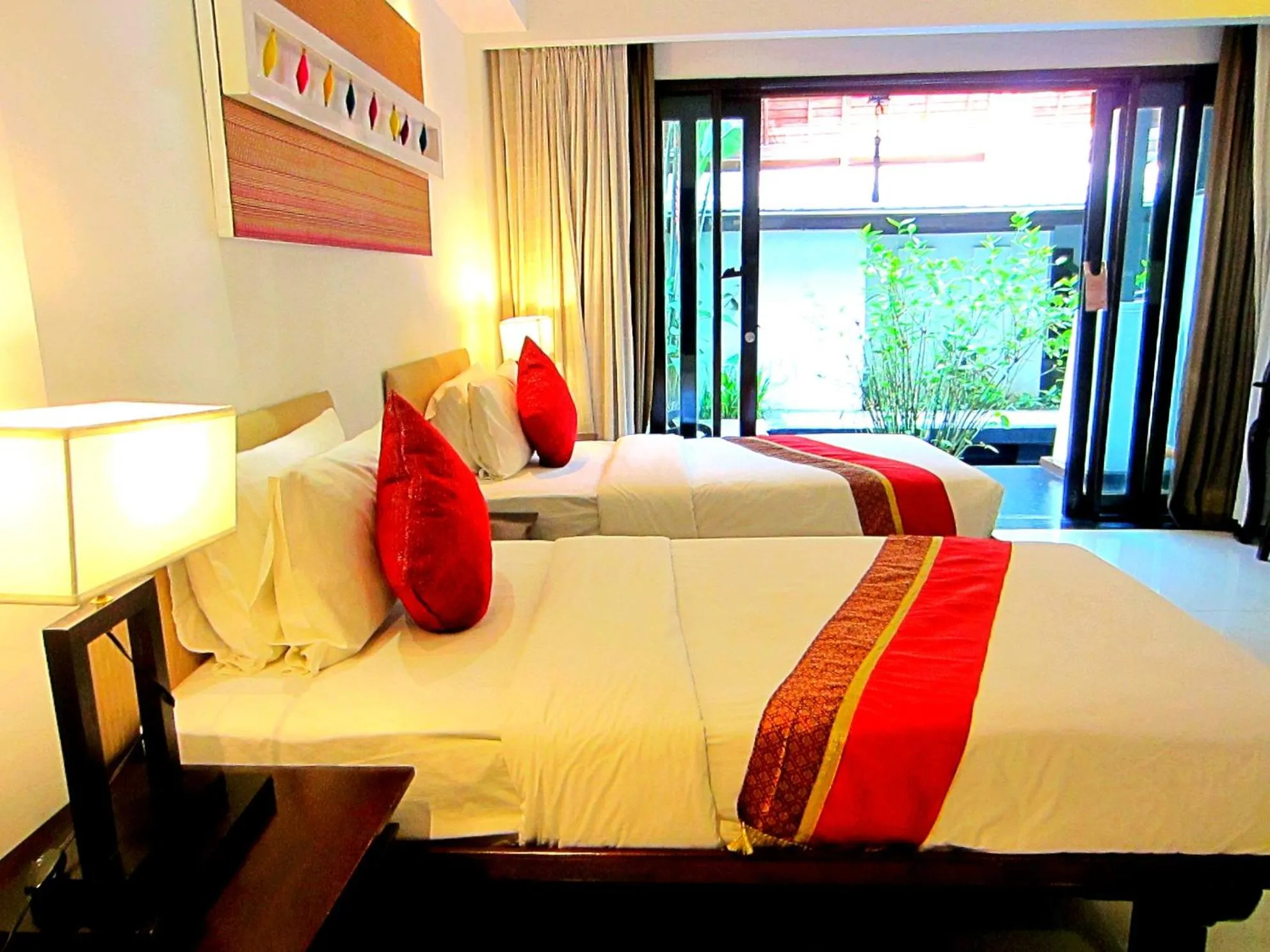 Bed in Yantarasri Resort