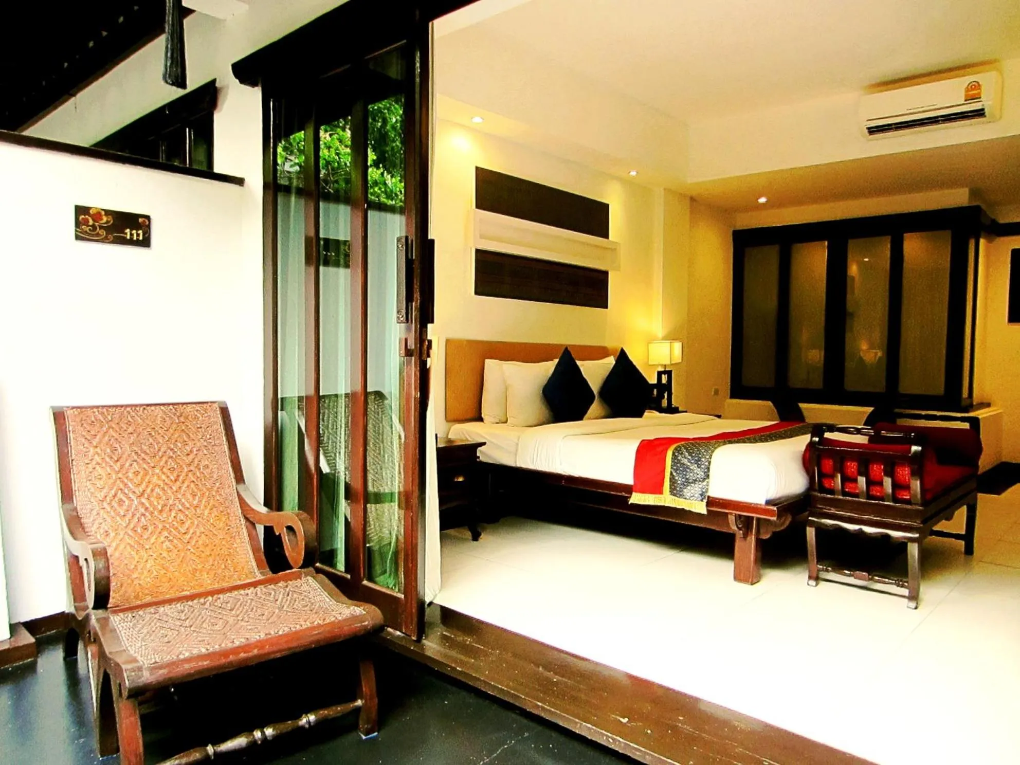 Bed in Yantarasri Resort