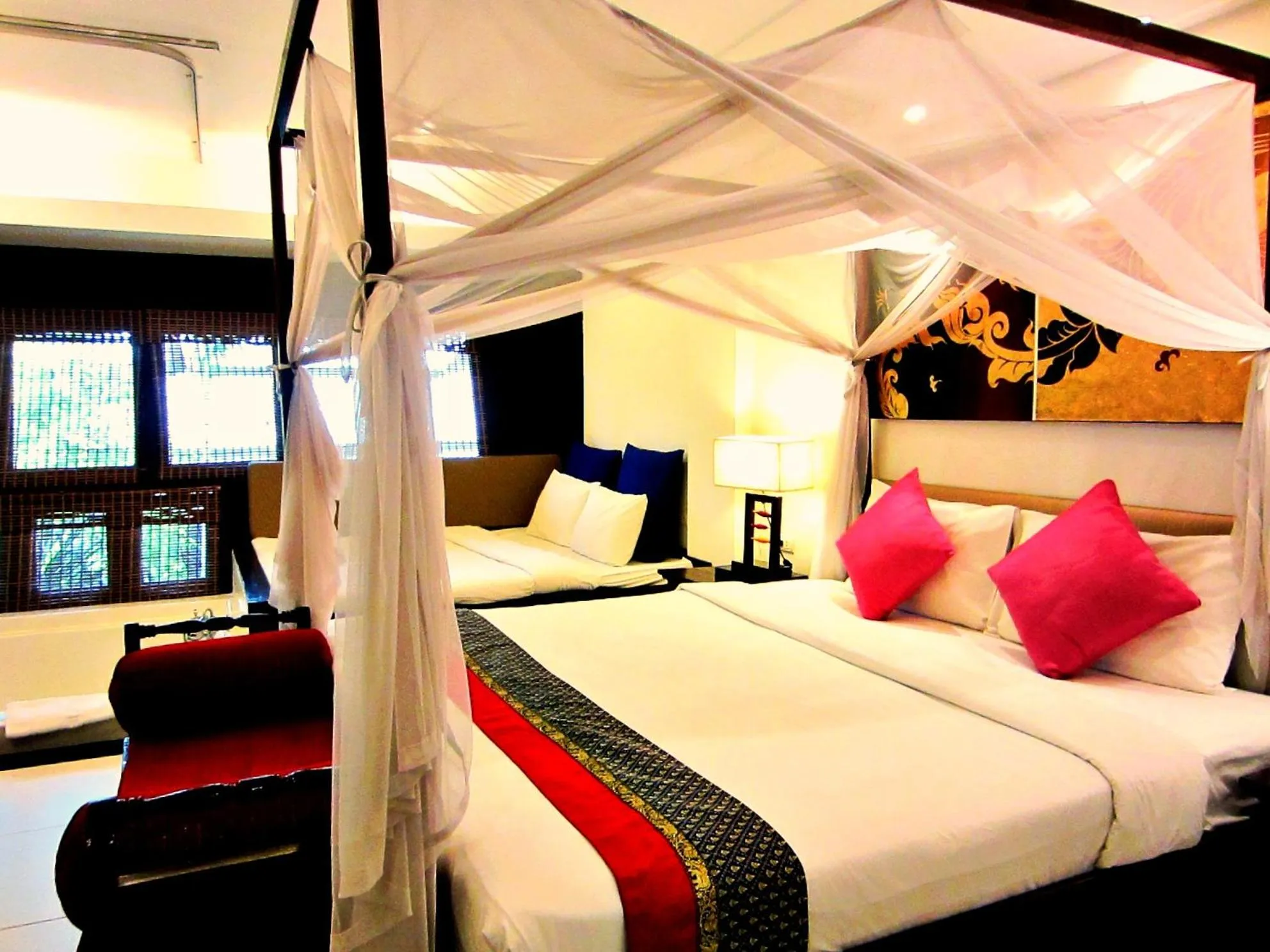 Bed in Yantarasri Resort