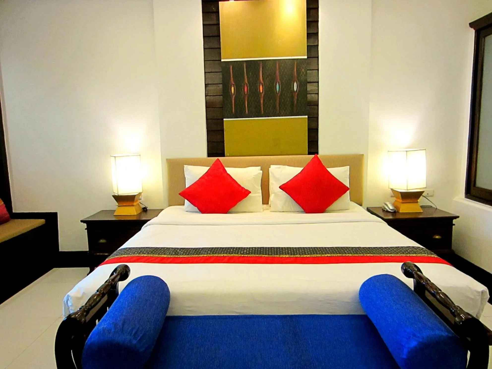 Bed in Yantarasri Resort