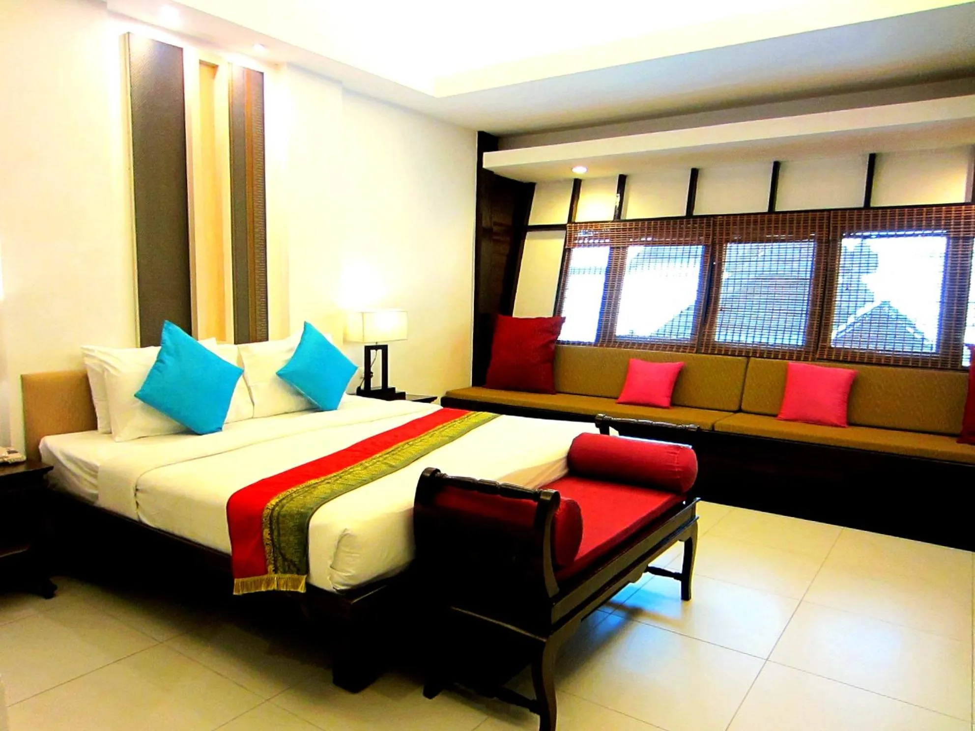 Bed in Yantarasri Resort