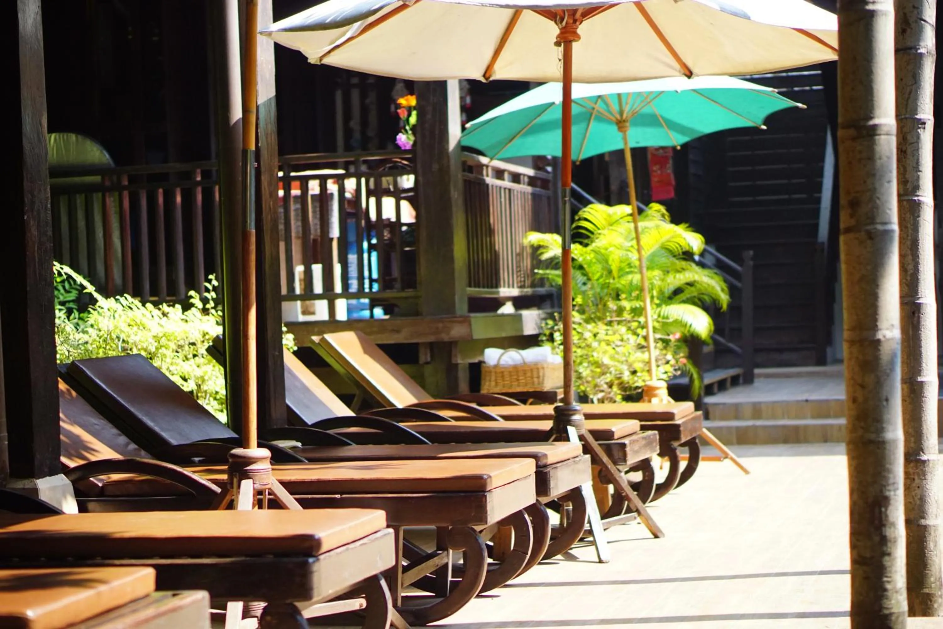 sunbed in Yantarasri Resort