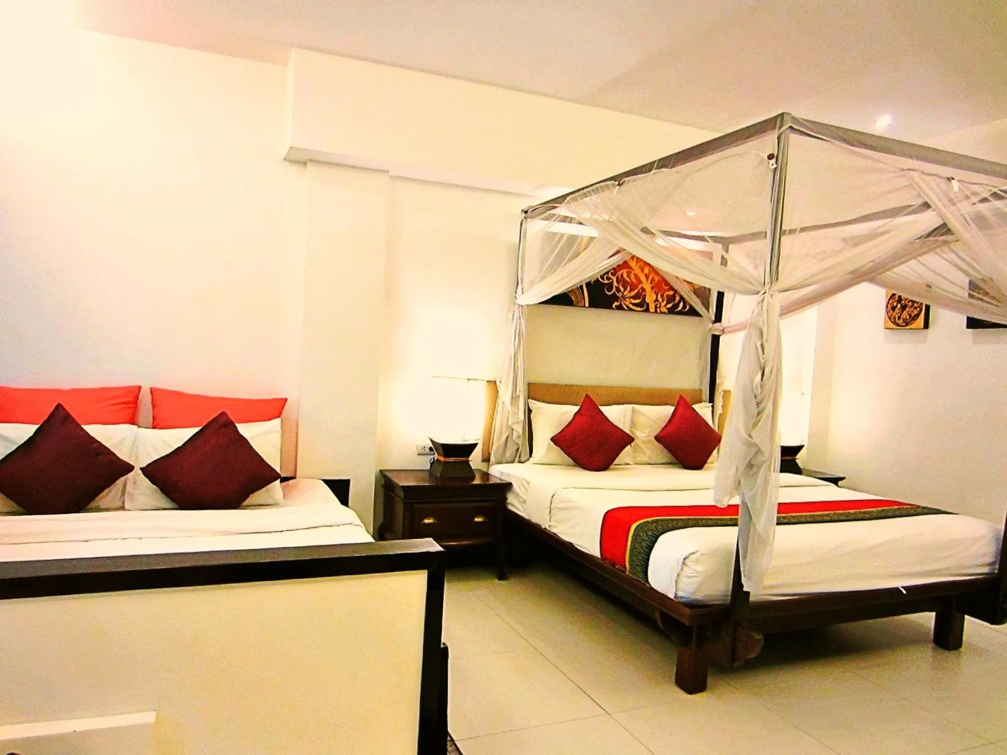 Bed in Yantarasri Resort