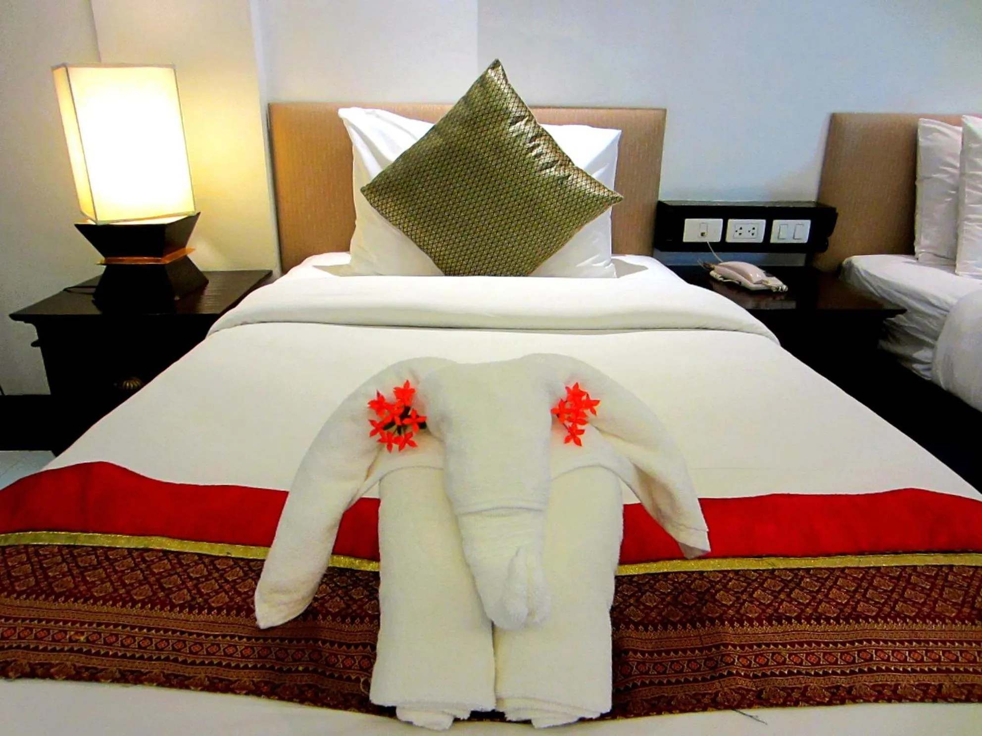 Bed in Yantarasri Resort