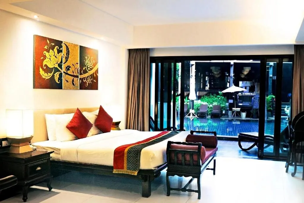 Bed in Yantarasri Resort