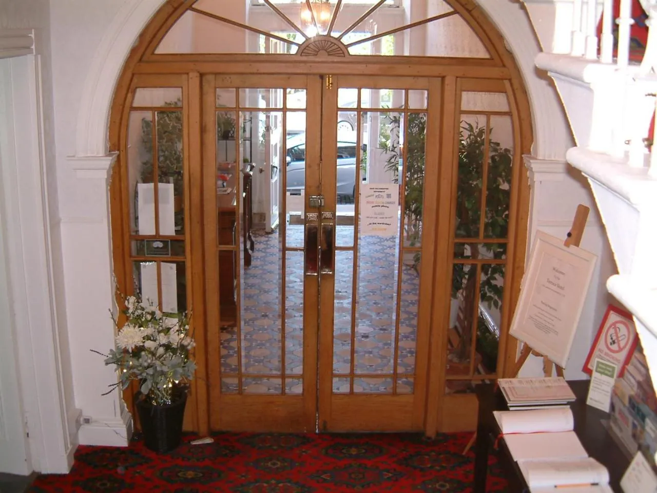 Facade/entrance in Terrace hotel
