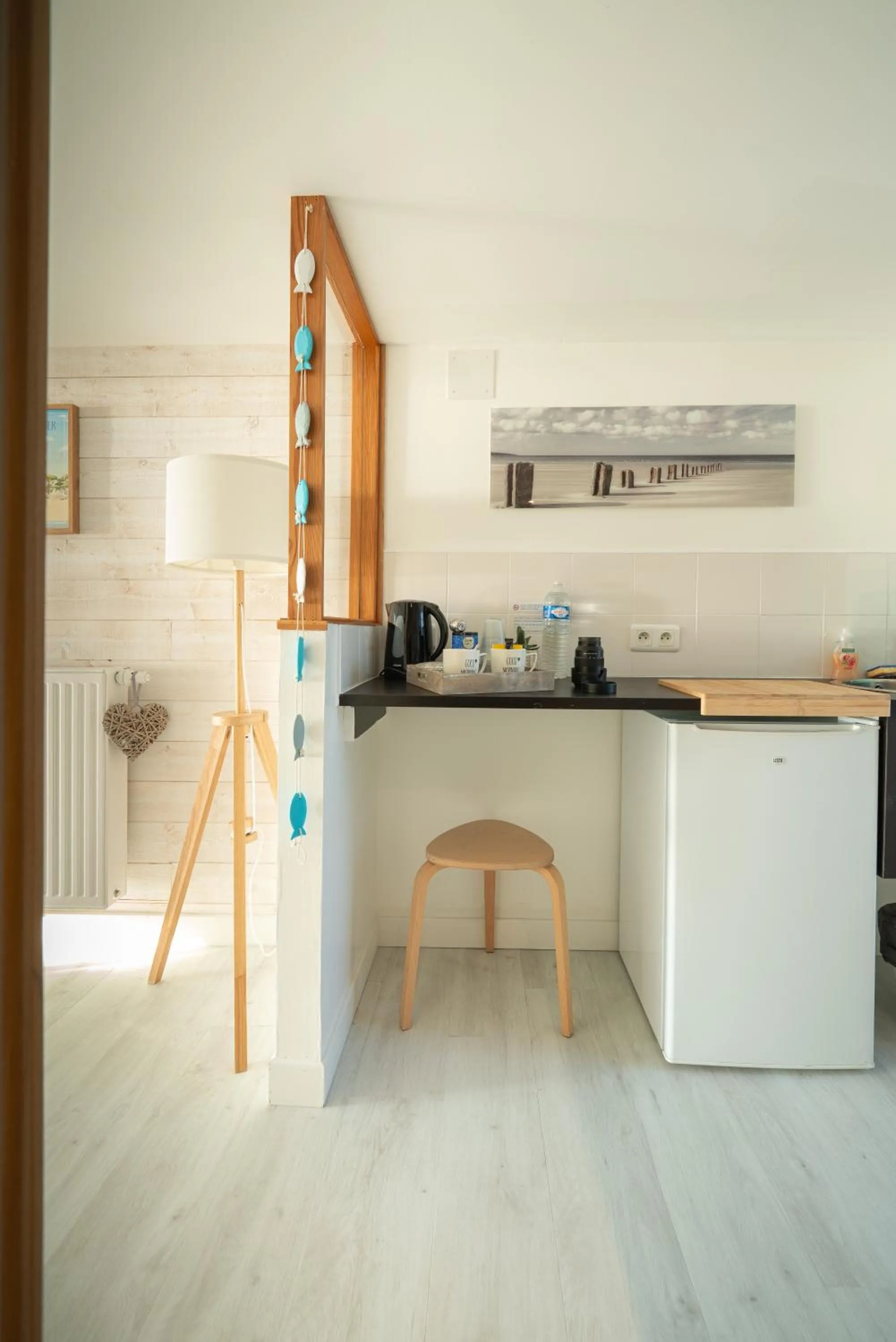 Decorative detail in Les Chambres d'Hôtes de la Mer