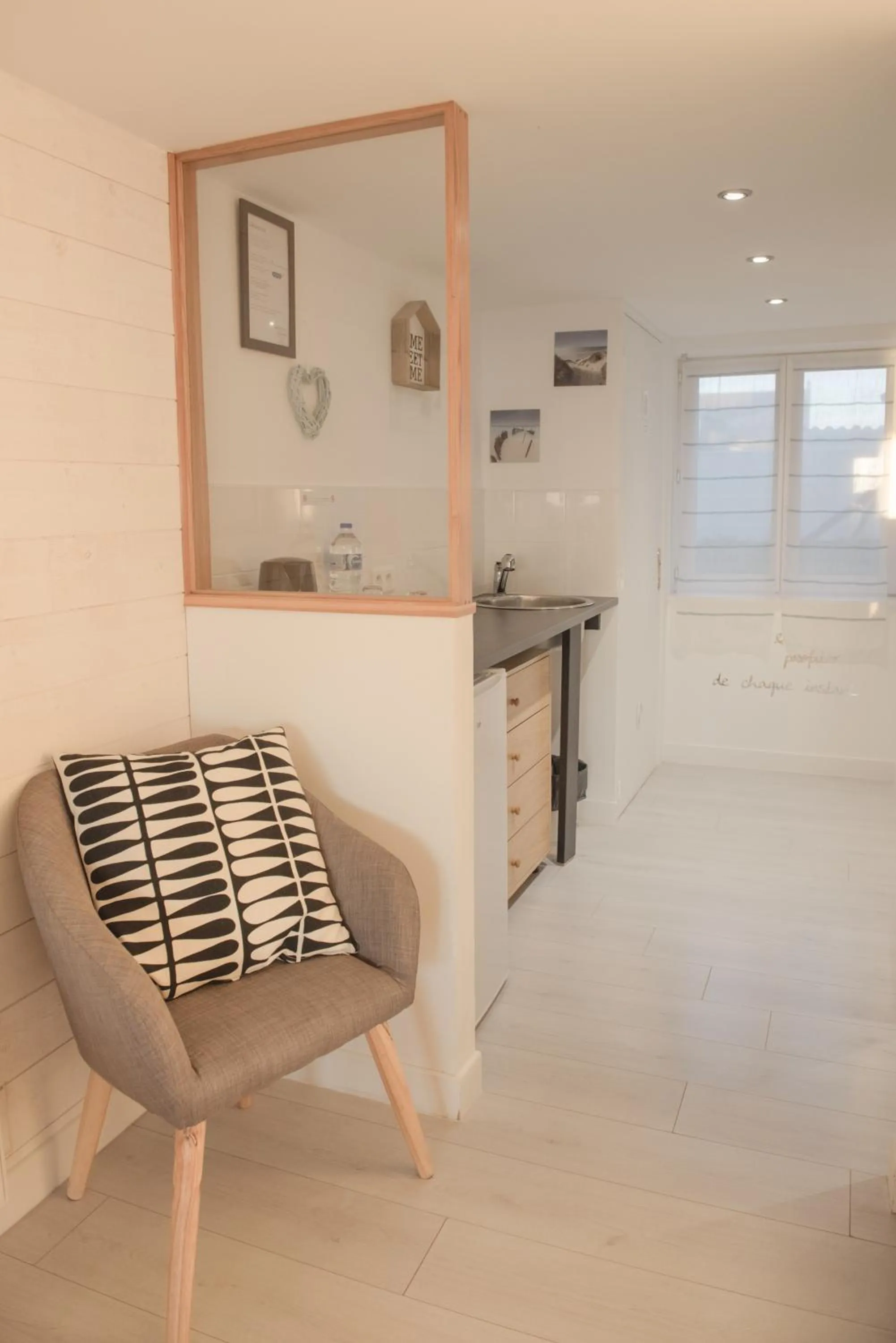 Living room in Les Chambres d'Hôtes de la Mer