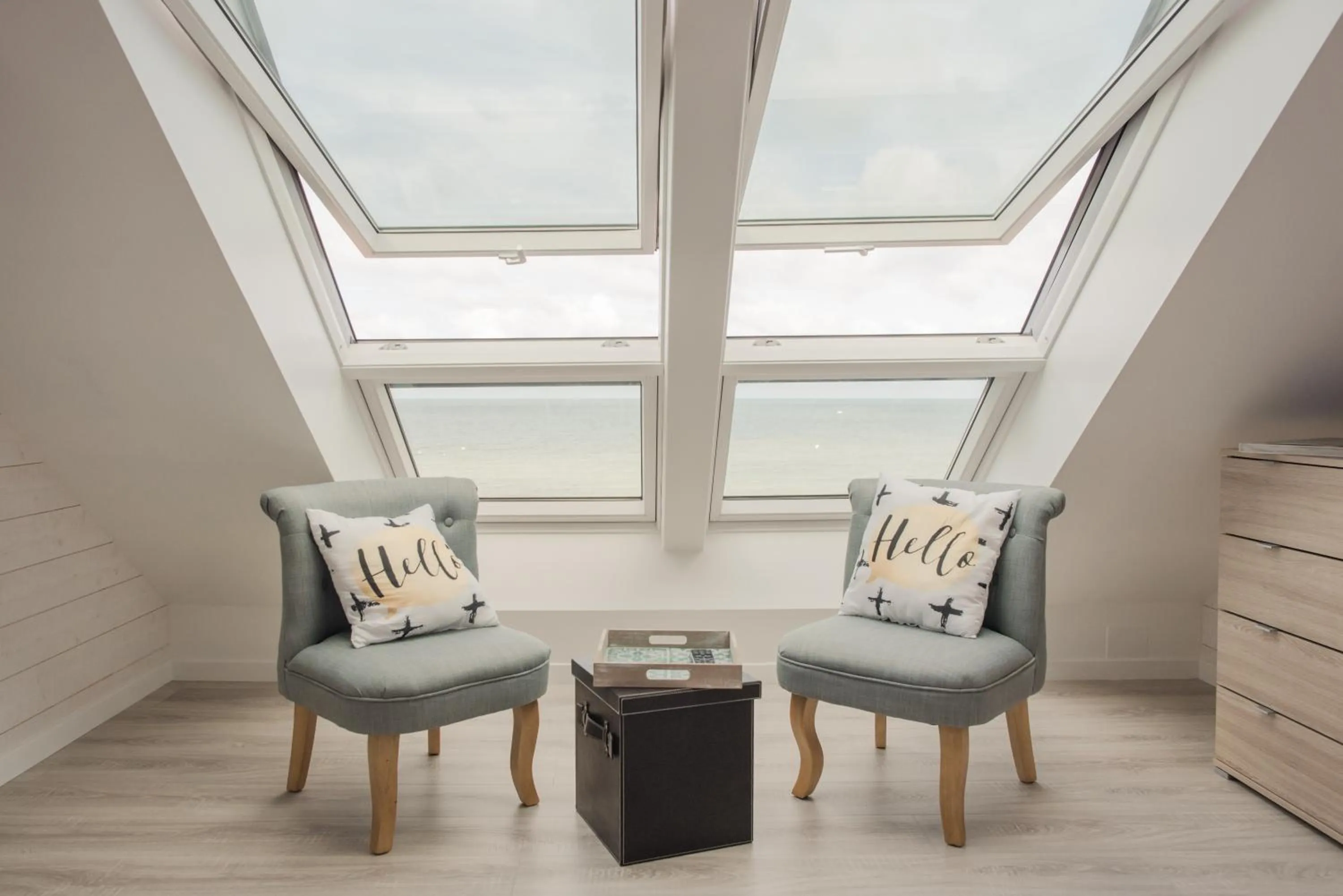 Decorative detail in Les Chambres d'Hôtes de la Mer