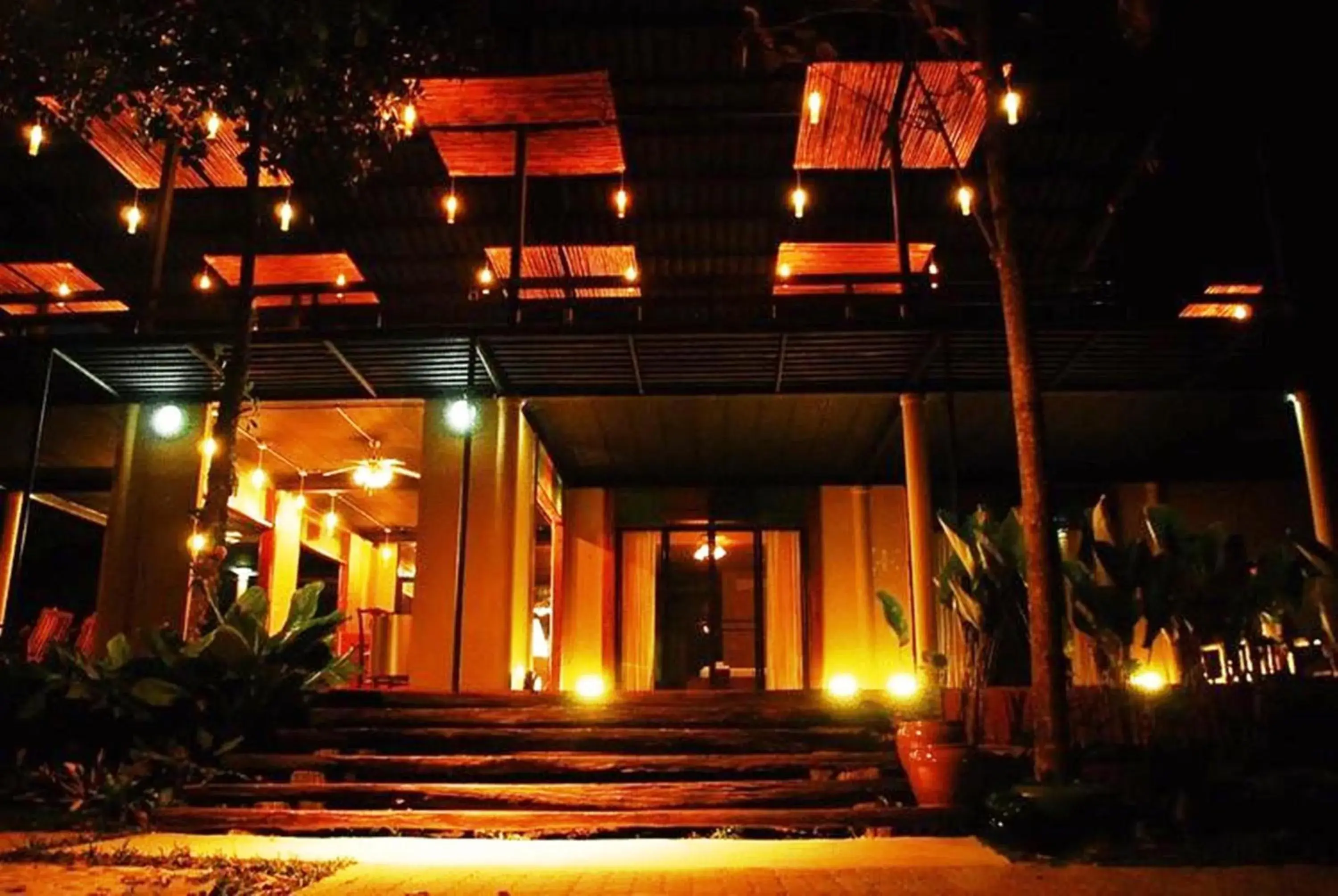 Facade/entrance in Boutique Raft Resort, River Kwai Facade/entrance in Boutique Raft Resort, River Kwai