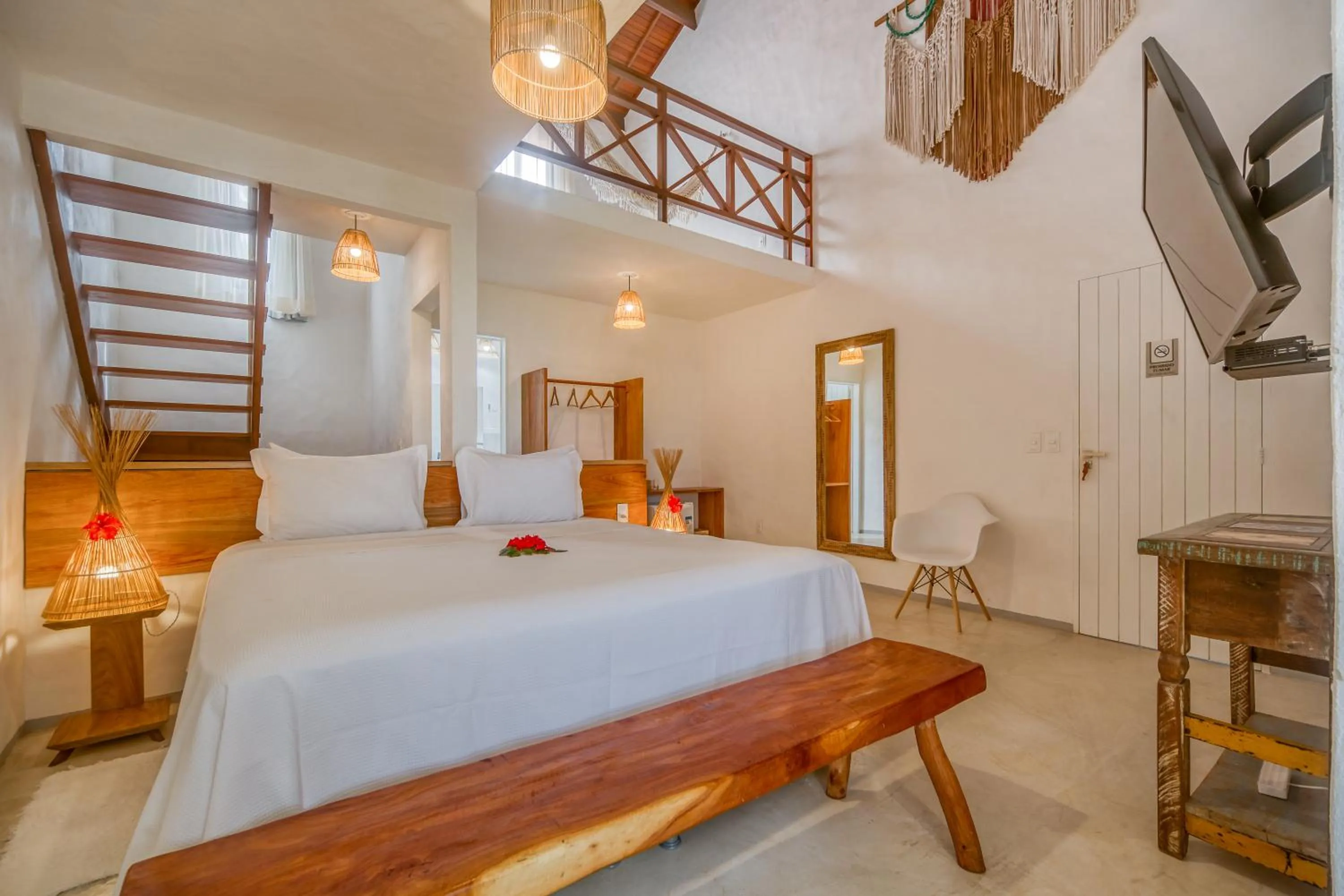 Bed in Pousada Rota Ecológica