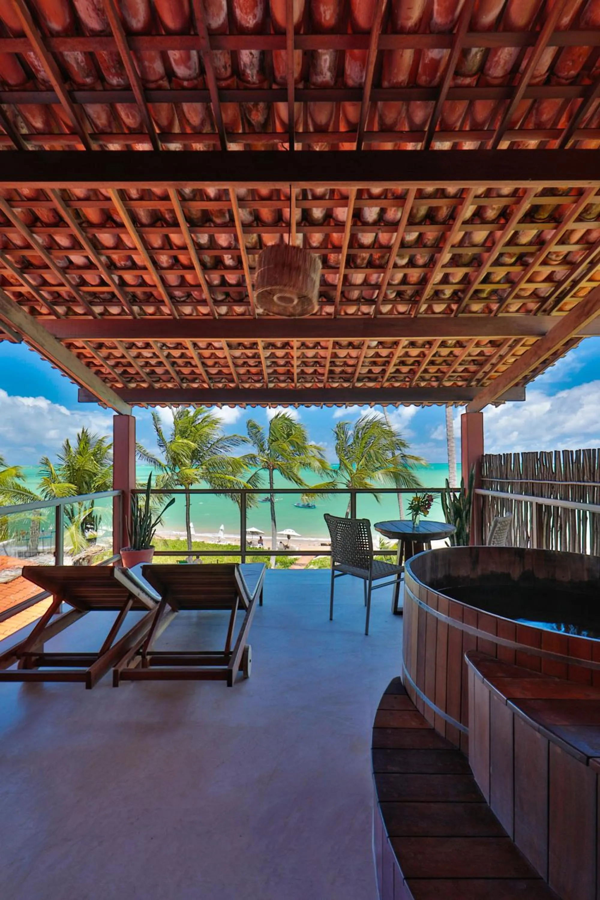 Hot Tub in Pousada Rota Ecológica