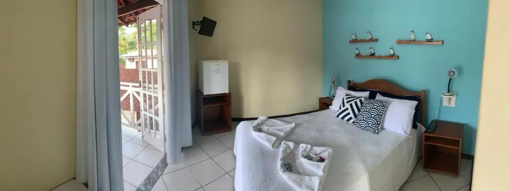 Bed in Pousada Arrastão da Ilha