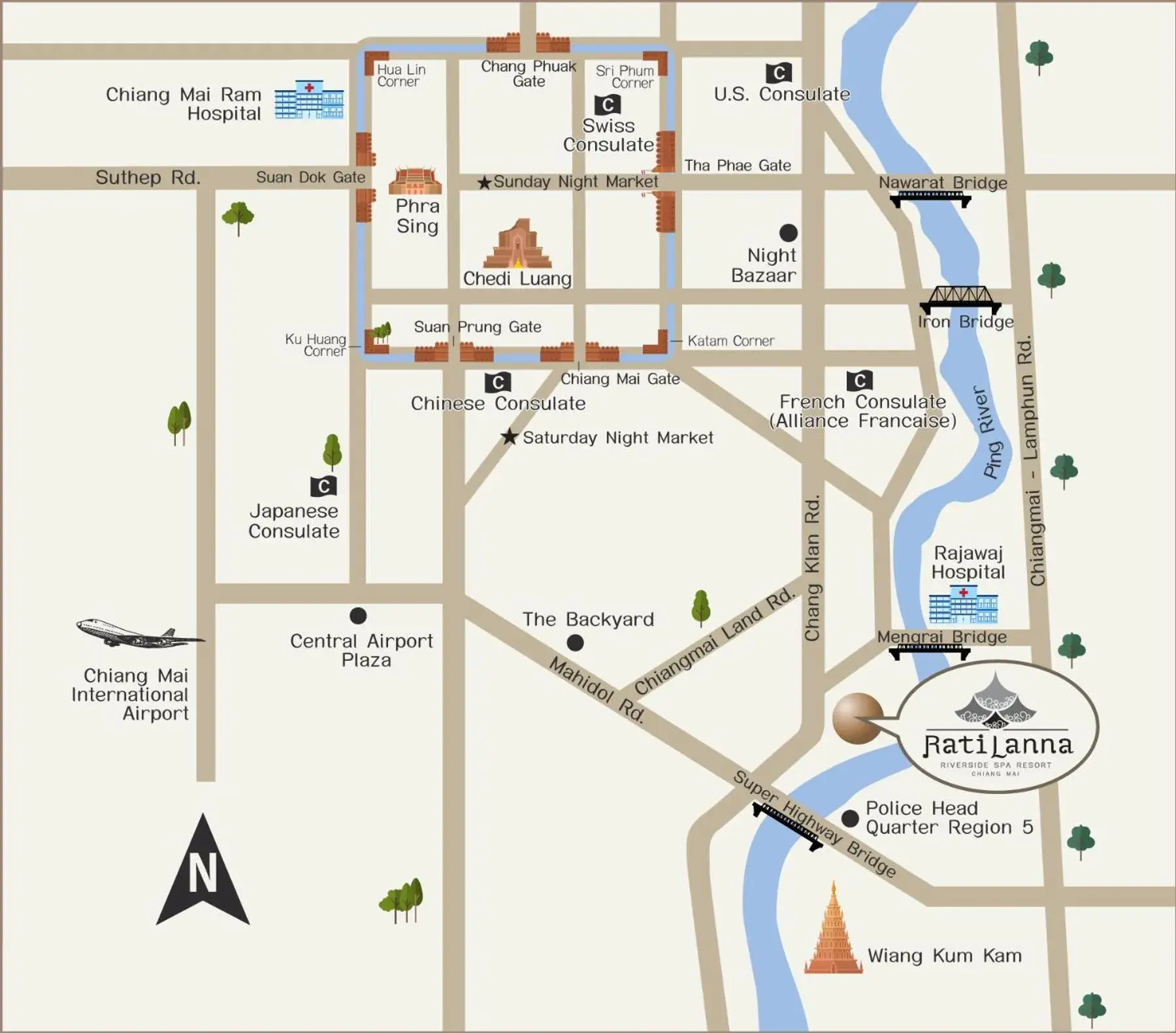 Property building in RatiLanna Riverside Spa Resort Property building in RatiLanna Riverside Spa Resort