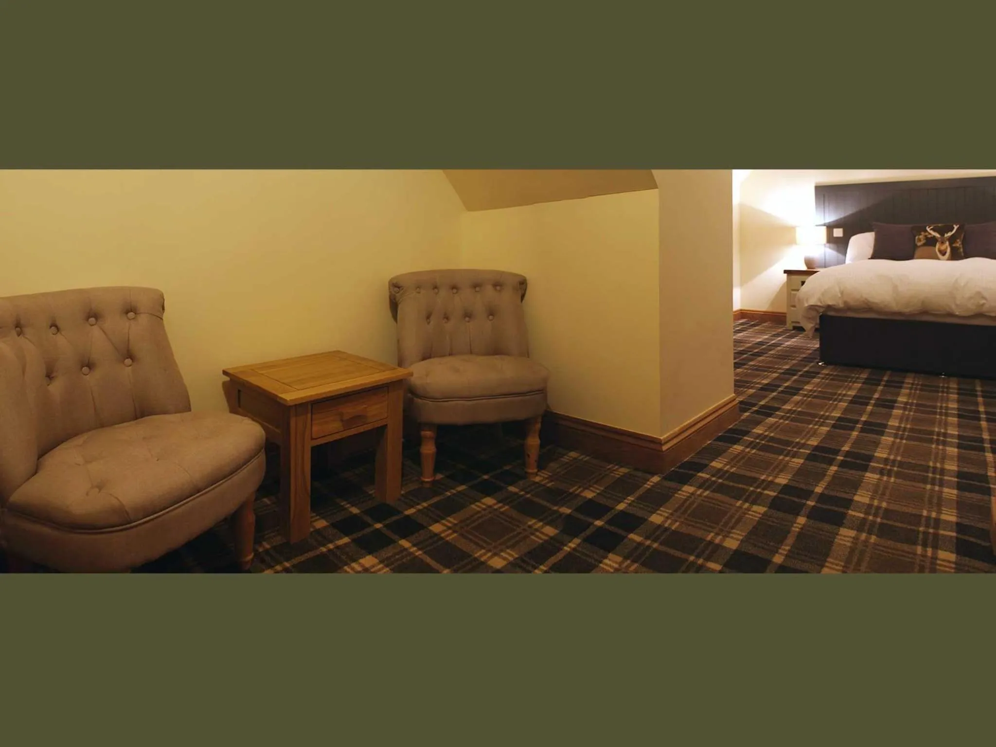 Decorative detail, Bed in Edinbane Inn