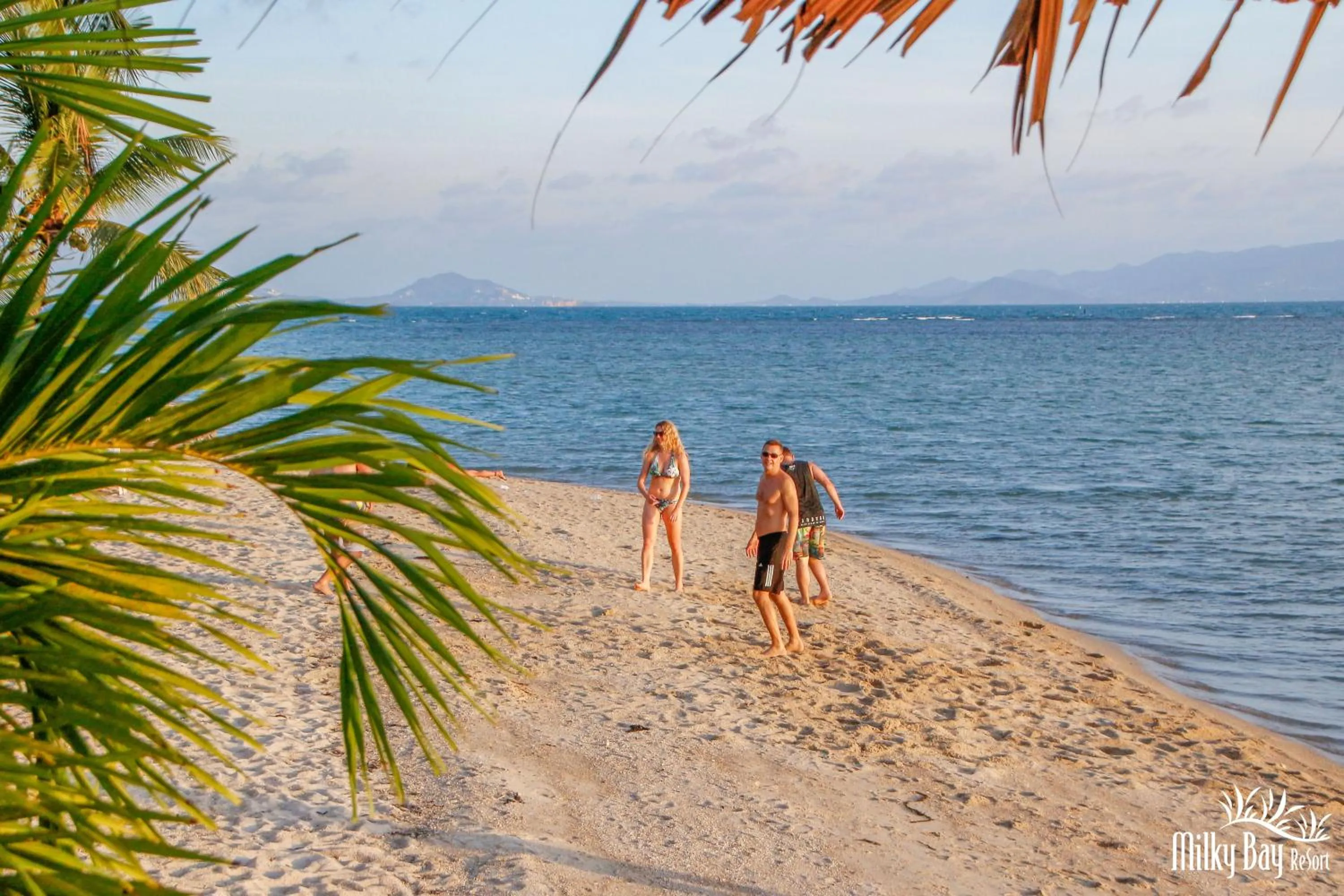 Beach in Milky Bay Resort