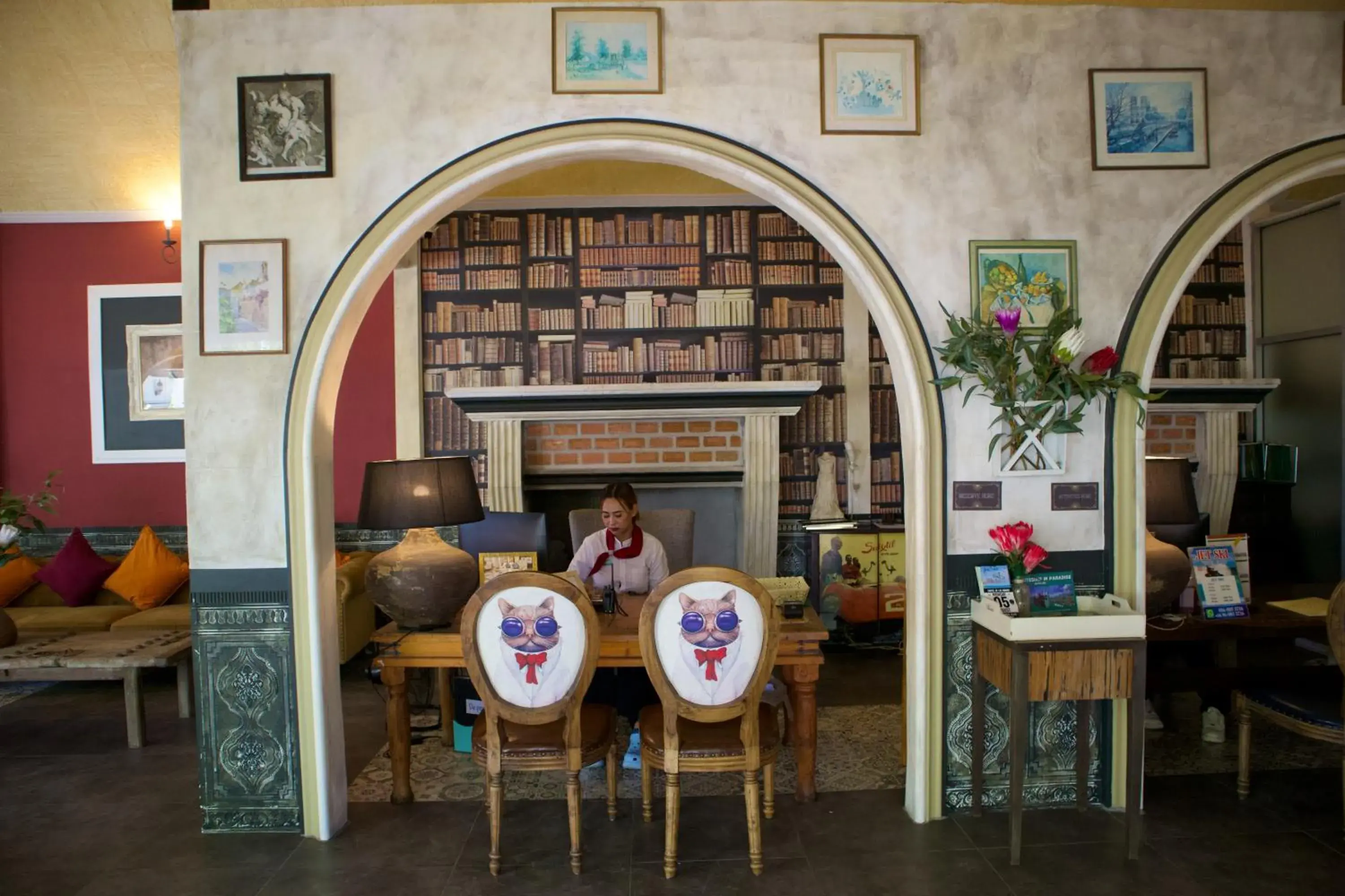 Lobby or reception in Milky Bay Resort Lobby or reception in Milky Bay Resort