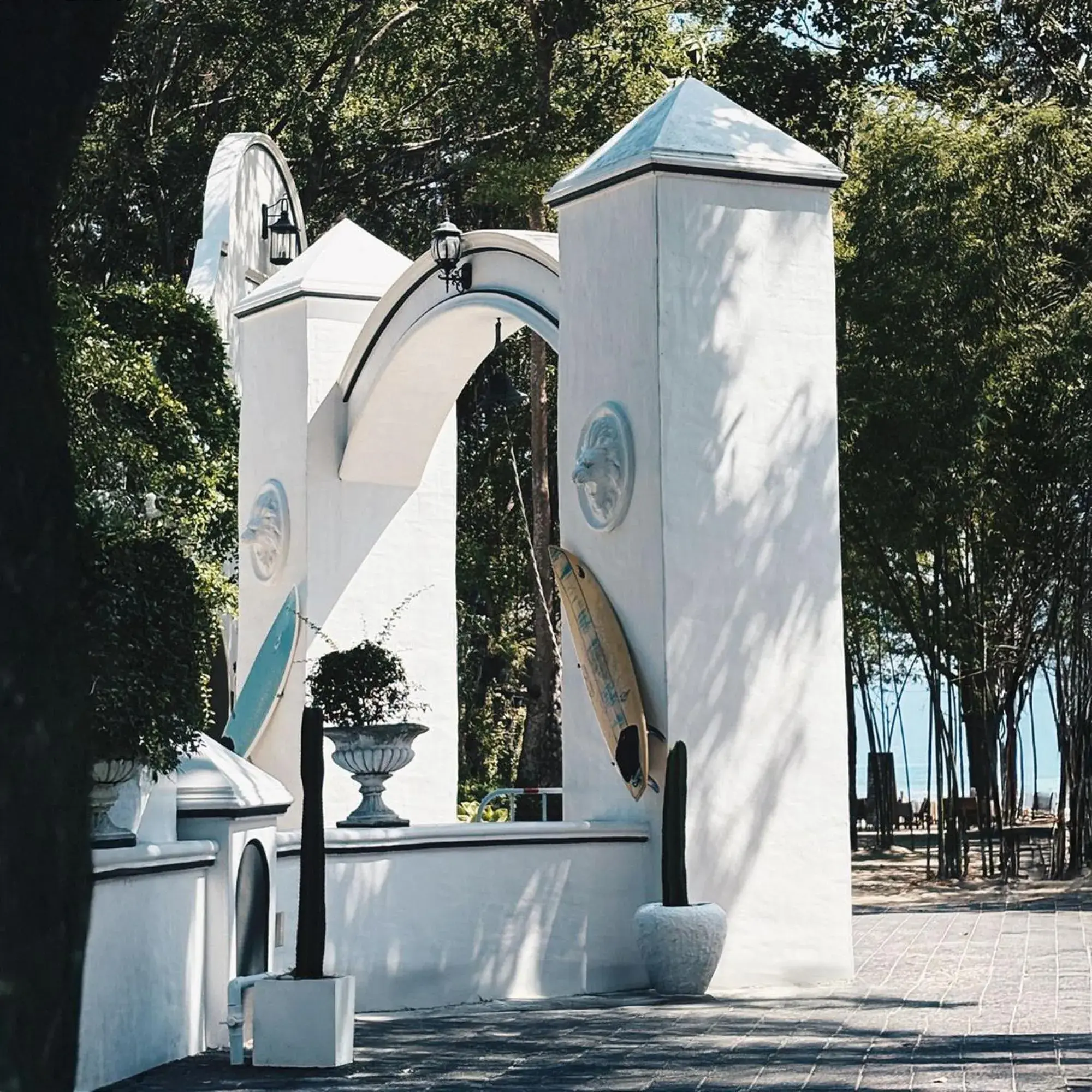 Property building in Milky Bay Resort Property building in Milky Bay Resort