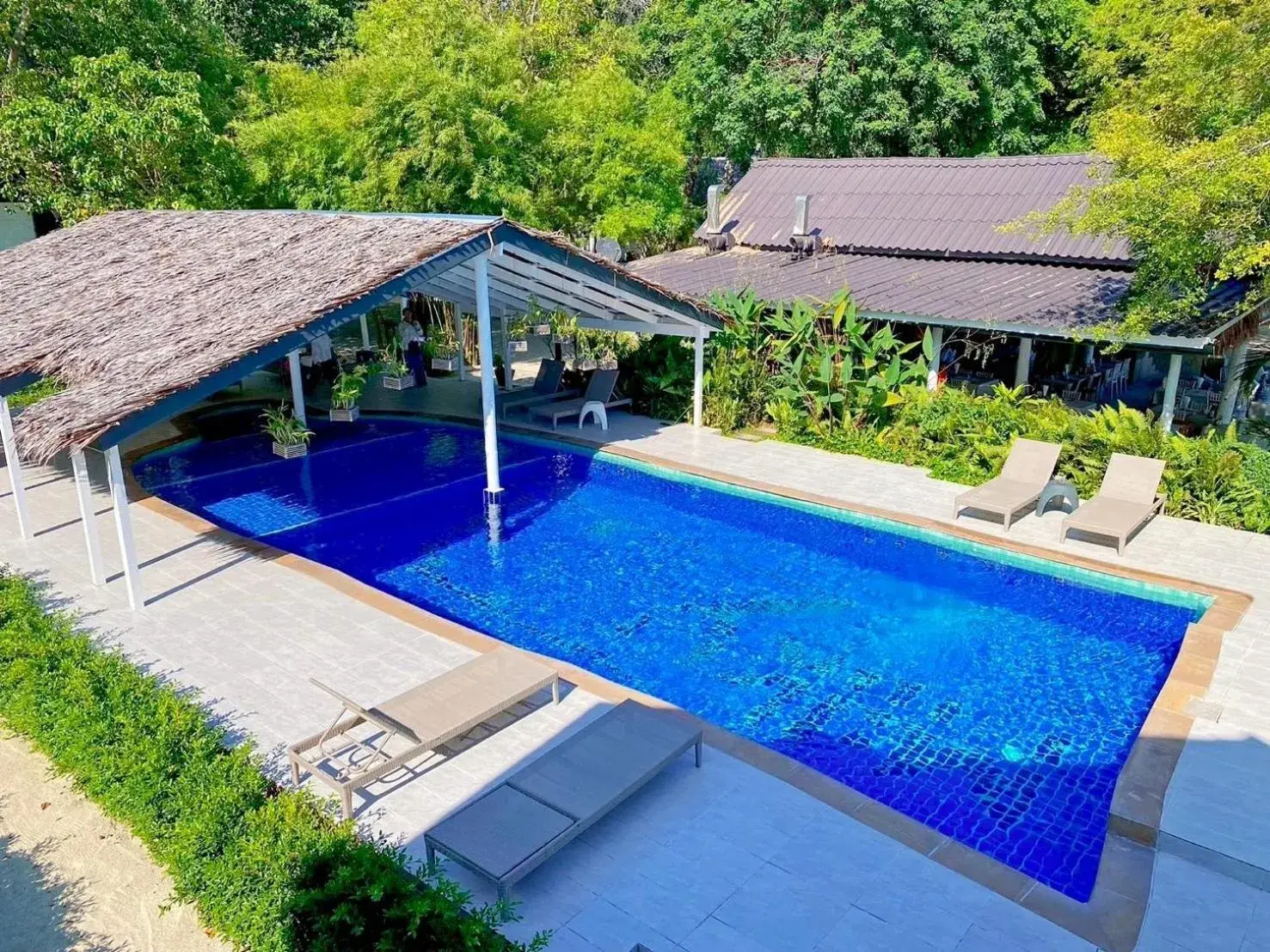 Swimming pool in Milky Bay Resort Swimming pool in Milky Bay Resort