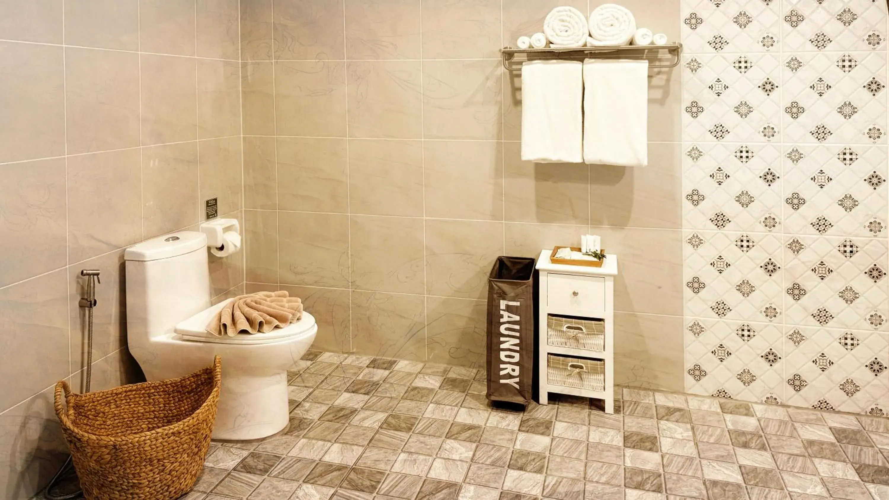 towels in Milky Bay Resort towels in Milky Bay Resort