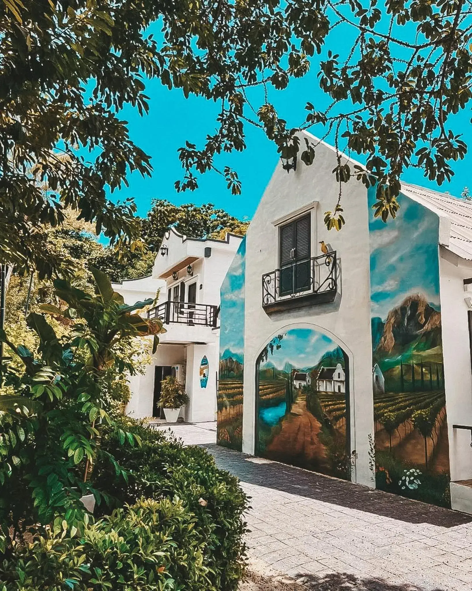 Property building in Milky Bay Resort Property building in Milky Bay Resort