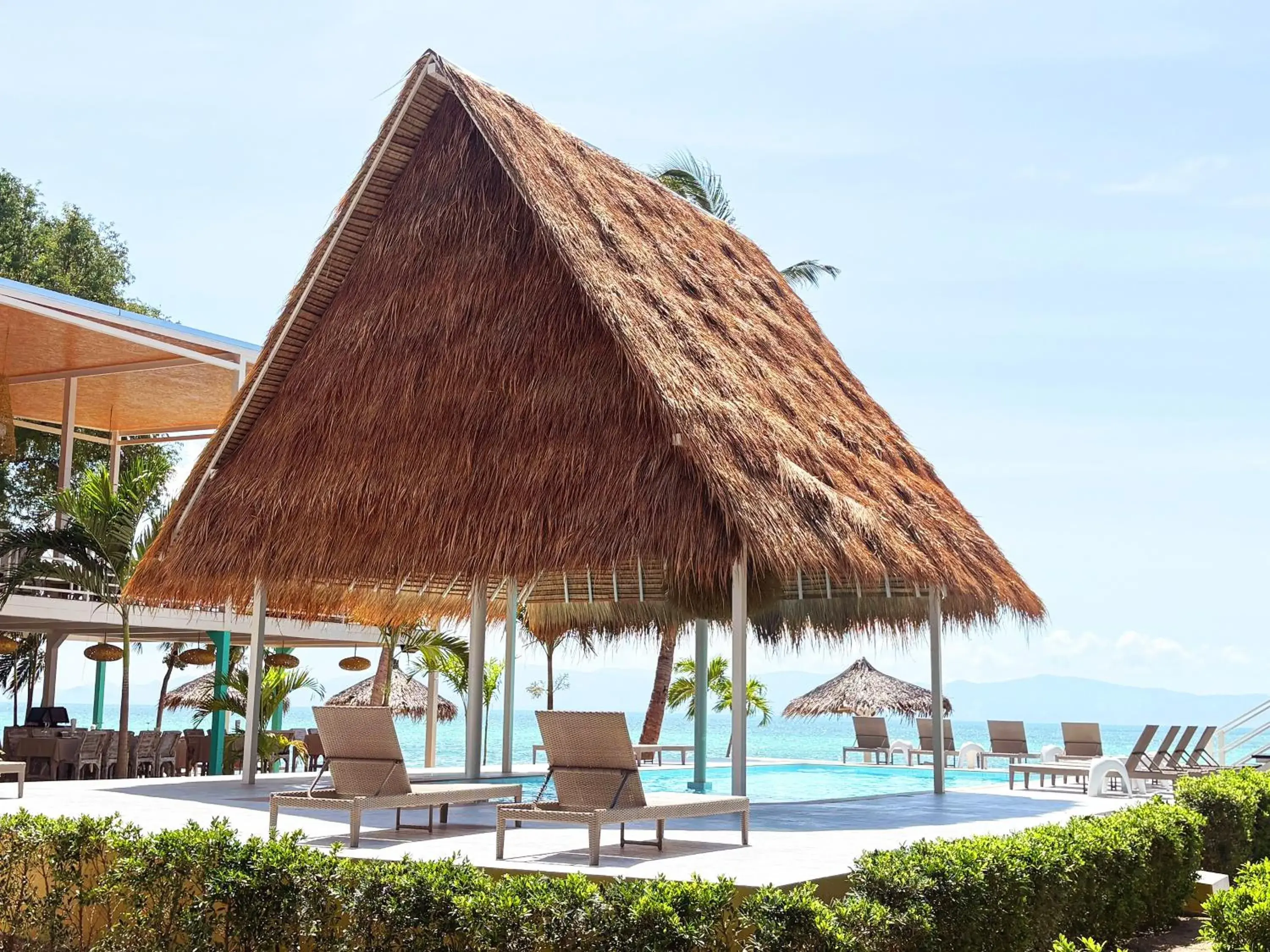 Swimming pool in Milky Bay Resort Swimming pool in Milky Bay Resort