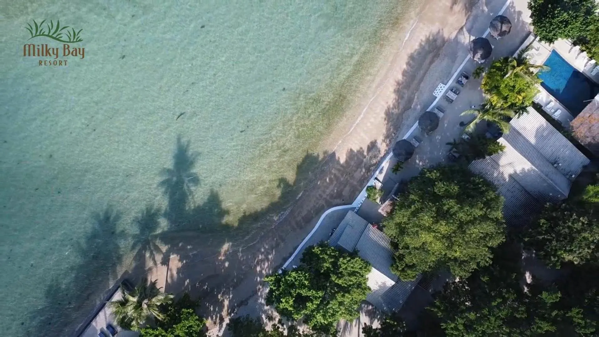 Swimming pool in Milky Bay Resort