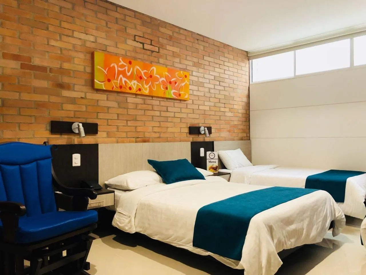 Bed in Hotel Toscana Oriente